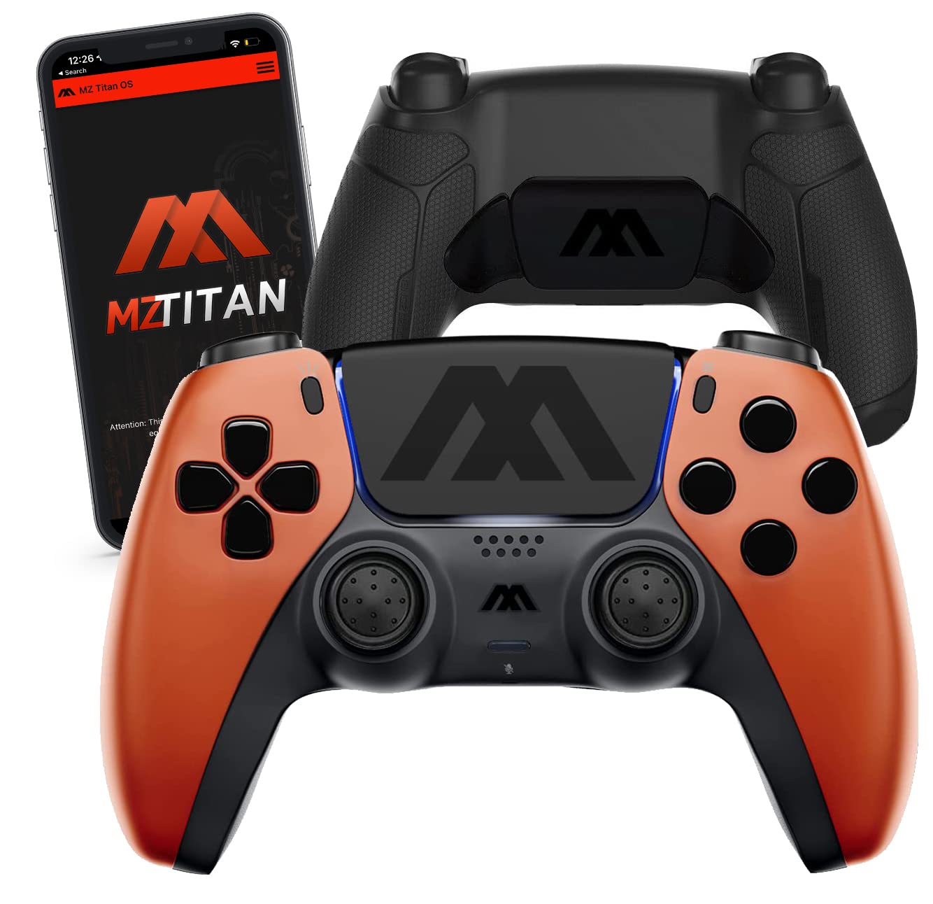 CONTROL MODDEDZONE EXTREME MODDED SOFT ORANGE PARA PS5 Y PC - 1