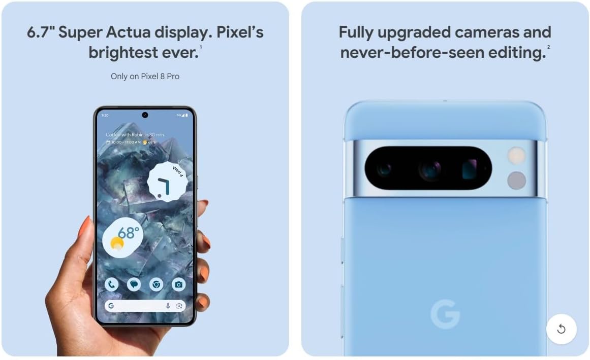 SMARTPHONE GOOGLE PIXEL 8 PRO 128GB OBSIDIAN - 4