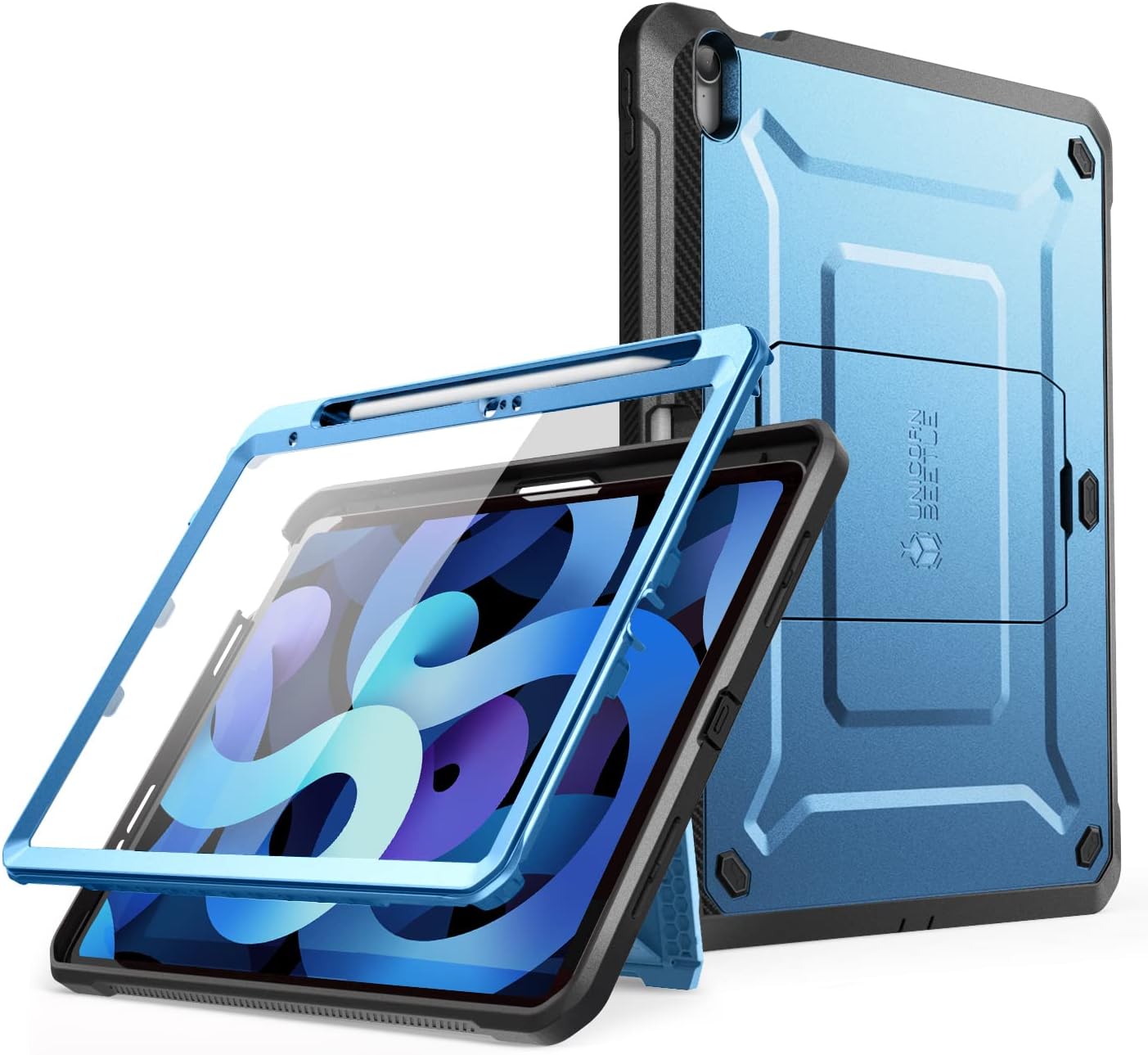 FUNDA PARA IPAD SUPCASE 11' 11ª GEN A16 2025 CON PROTECTOR DE PANTALLA AZUL - 1