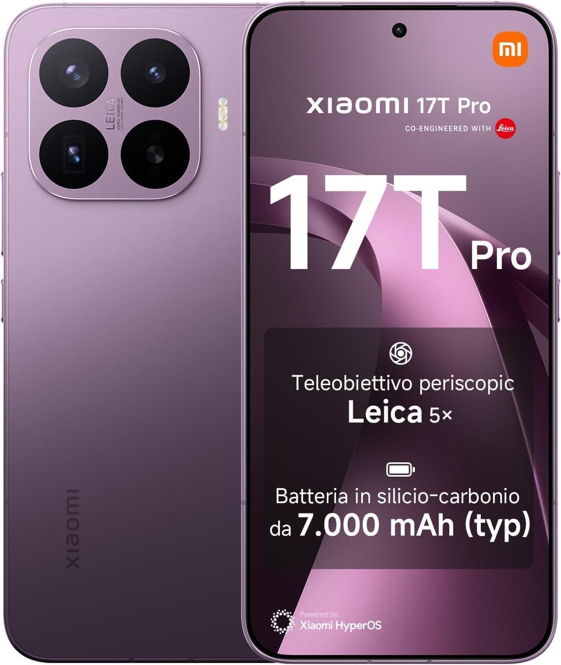 SMARTPHONE XIAOMI 17T PRO 512GB 12GB NEGRO - 2