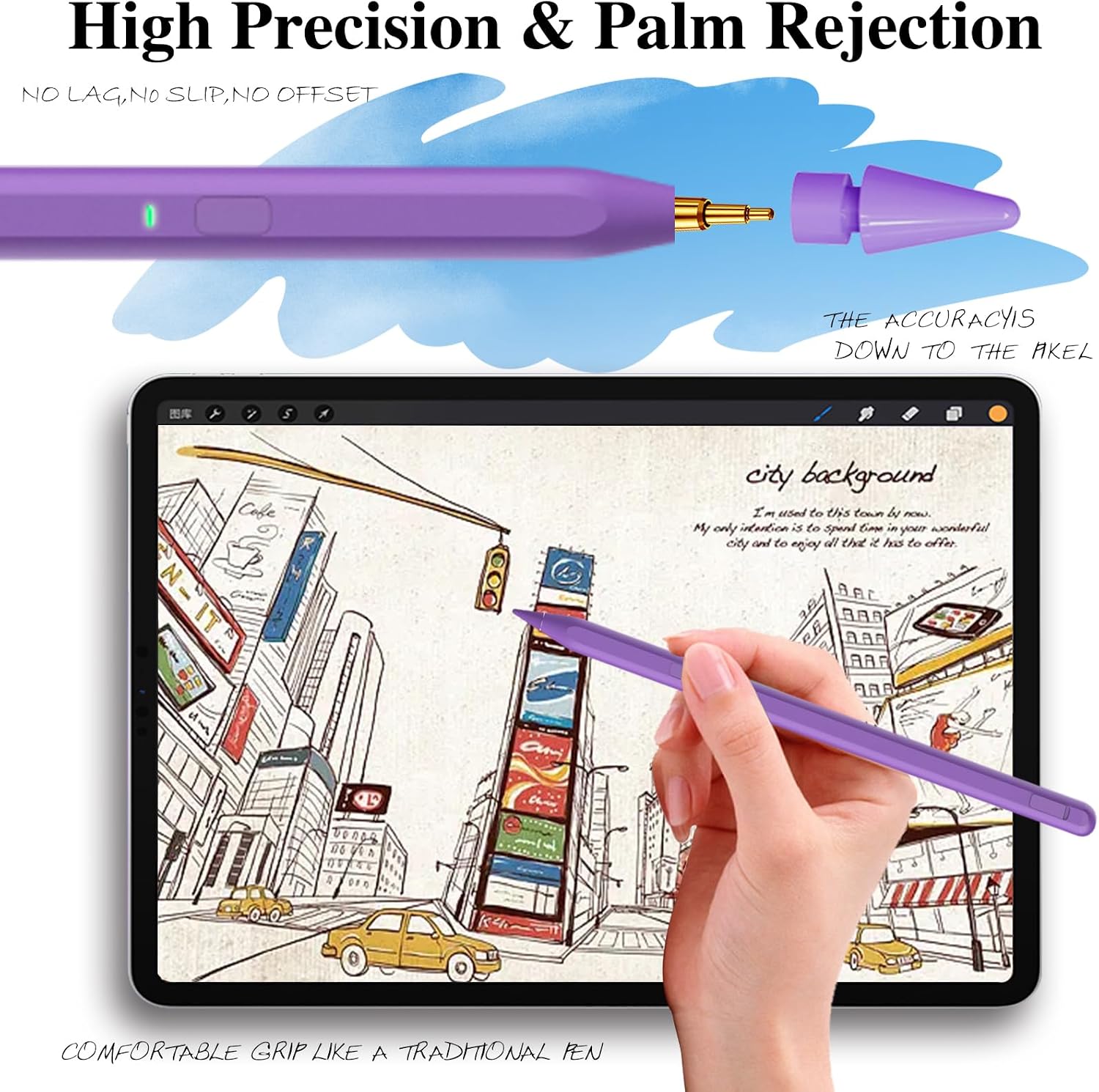 LÁPIZ STYLUS MILIKILO PARA IPAD 11ª Y 10ª GENERACIÓN CON SOPORTE PARA LÁPIZ - 5