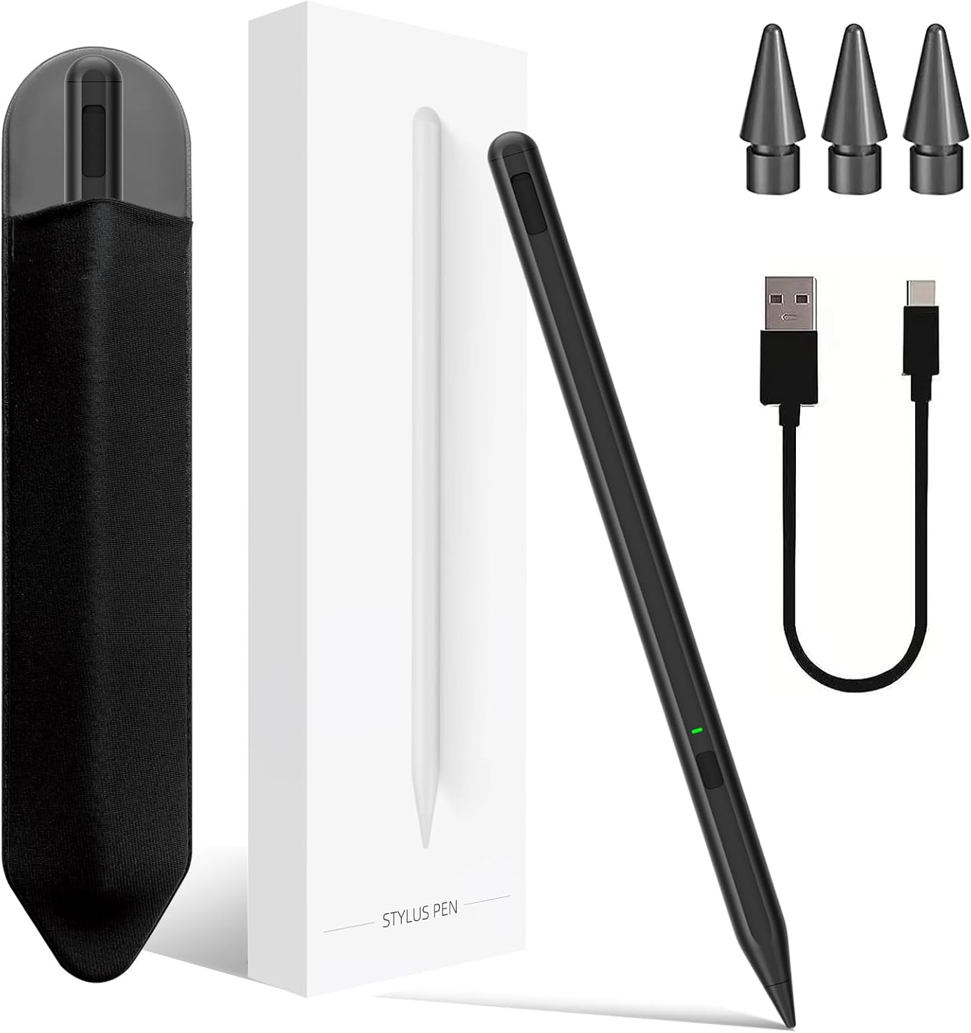 LÁPIZ STYLUS MILIKILO PARA IPAD 11ª Y 10ª GENERACIÓN CON SOPORTE PARA LÁPIZ Y RECHAZO DE PALMA - 1