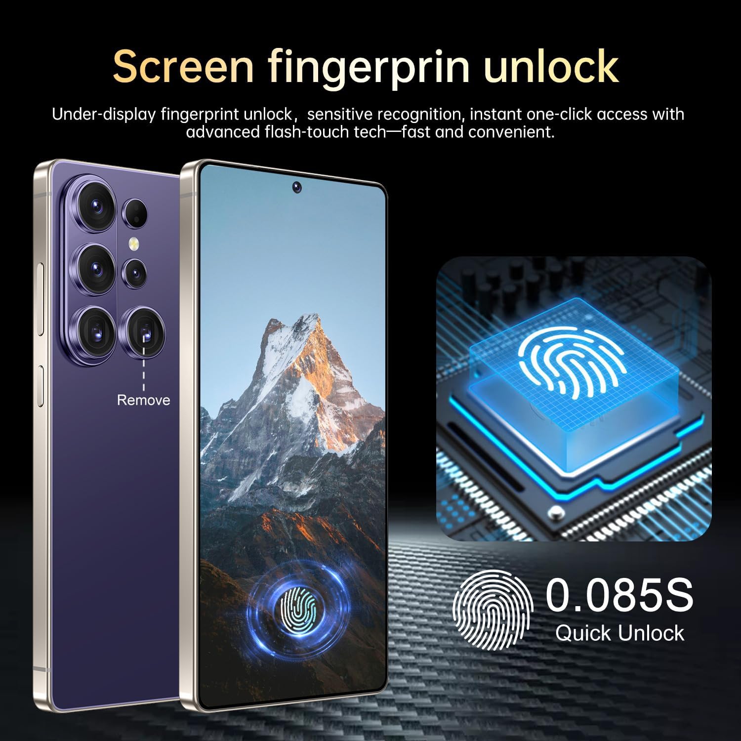 SMARTPHONE HUNESS 26 ULTRA 16+1TB ANDROID 15 6.99' DEEP PURPLE - 4