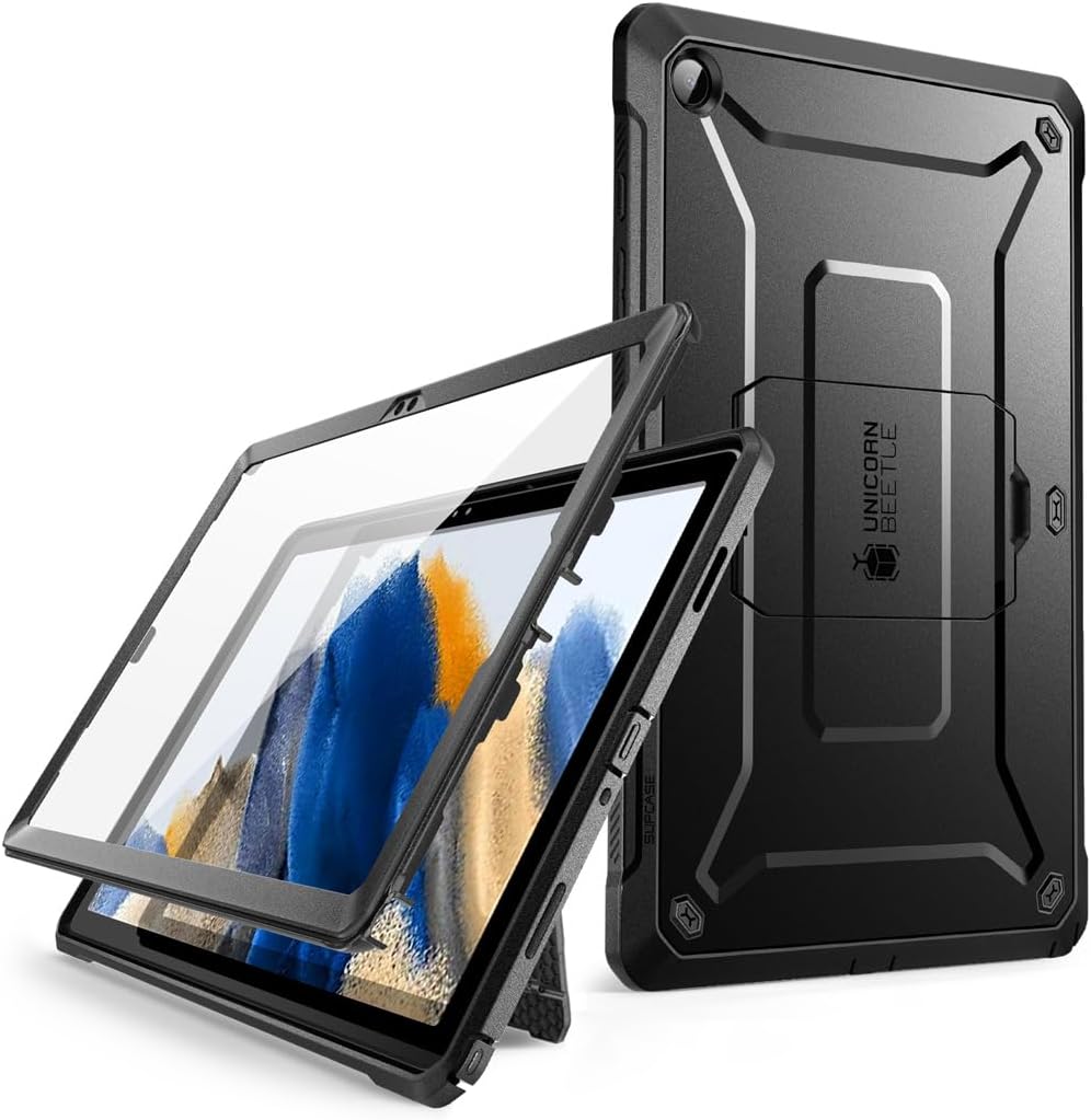 FUNDA SUPCASE PARA SAMSUNG GALAXY TAB A9 PLUS 11' 2023 CON SOPORTE, NEGRO - 1