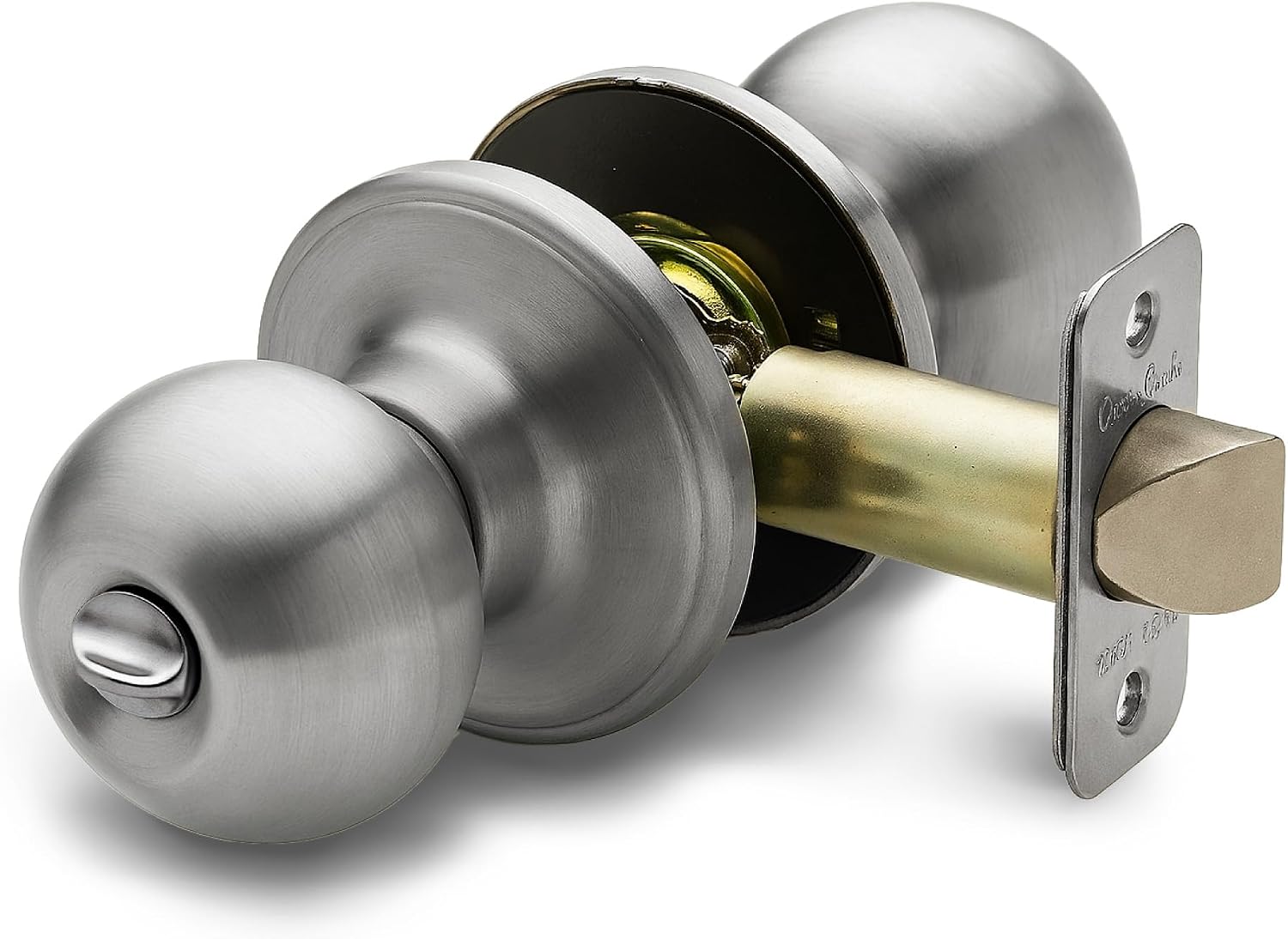 MANIJA PARA PUERTA INTERIOR COPPER CREEK PRIVACY SATIN STAINLESS - 1