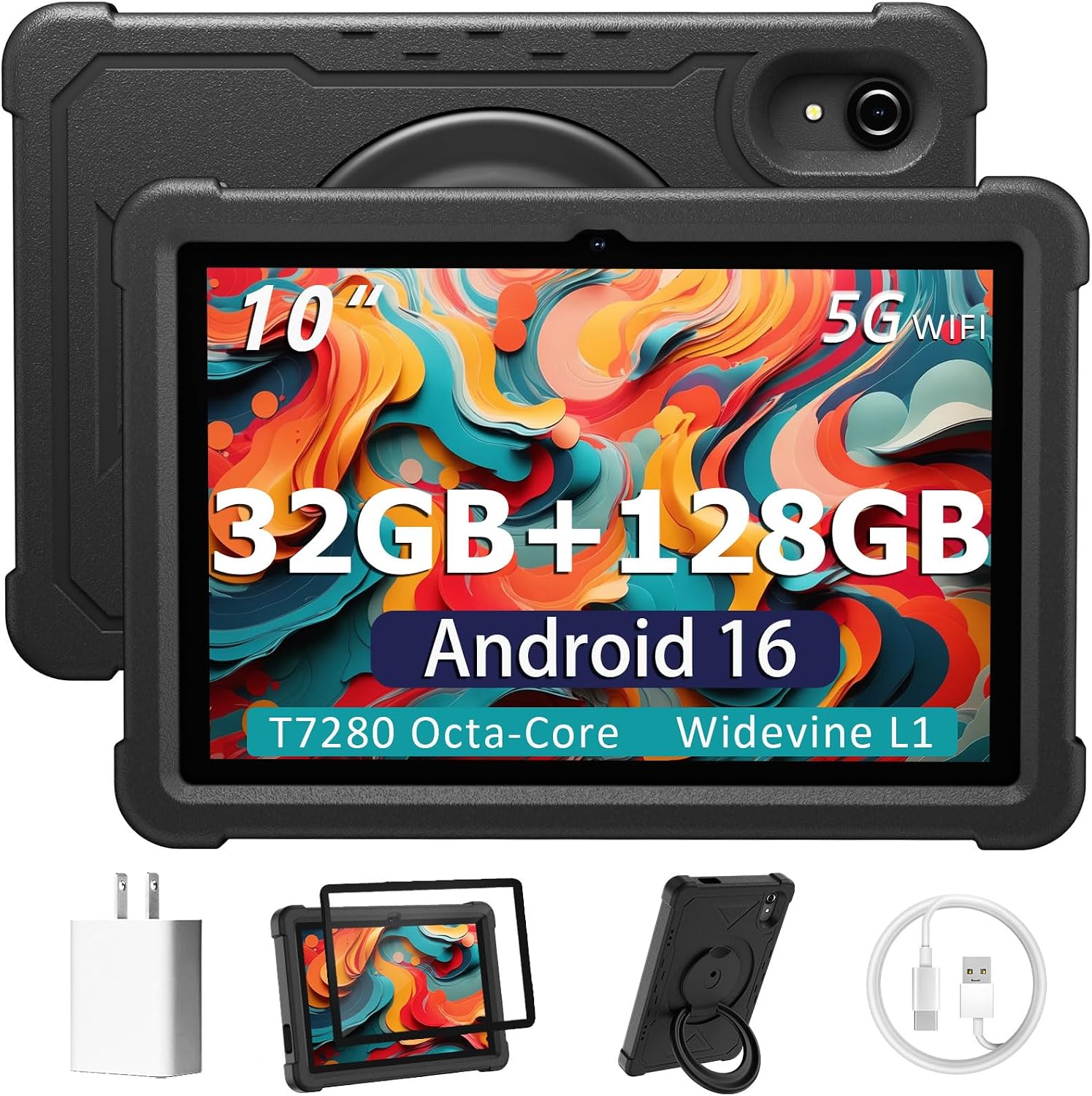TABLET HUIHUANG 10 PULGADAS ANDROID 16 32GB RAM 128GB ROM 1TB EXPANSIÓN - 1