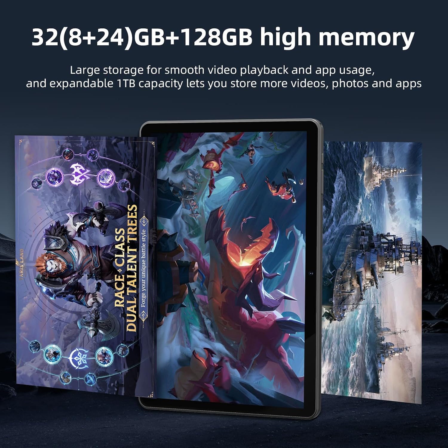 TABLET HUIHUANG 10 PULGADAS ANDROID 16 32GB RAM 128GB ROM 1TB EXPANSIÓN - 4