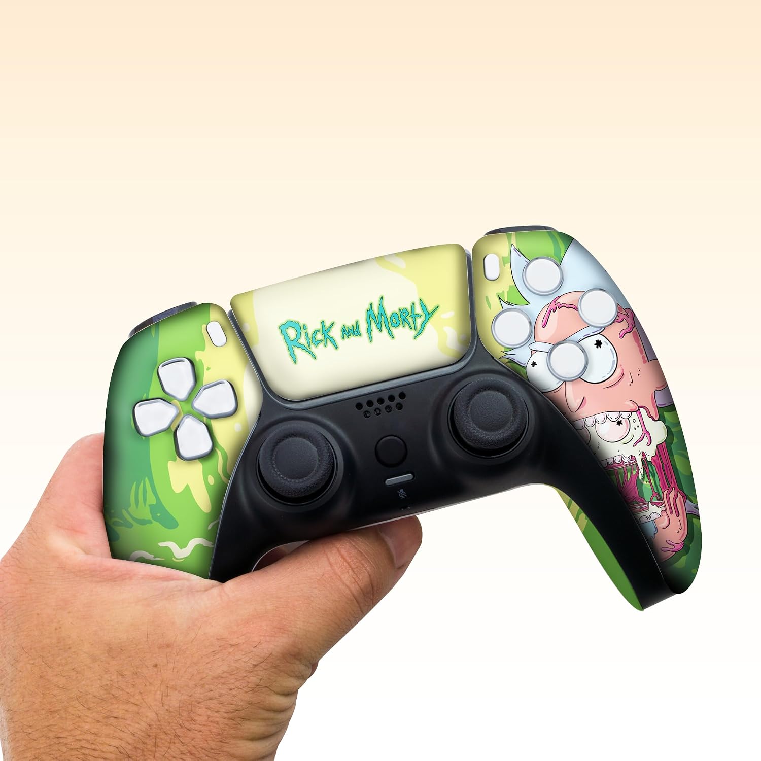 CONTROL INALÁMBRICO BABY CUDDLE BOX RICCKY MORTTY PARA PS5 PERSONALIZADO - 5