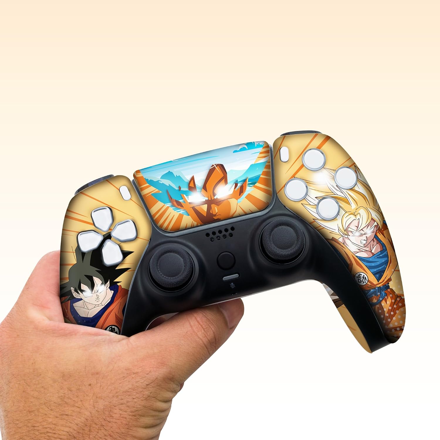 CONTROL INALÁMBRICO PERSONALIZADO BABY CUDDLE BOX OVERPOWERED GOKKU PARA PS5 - 5