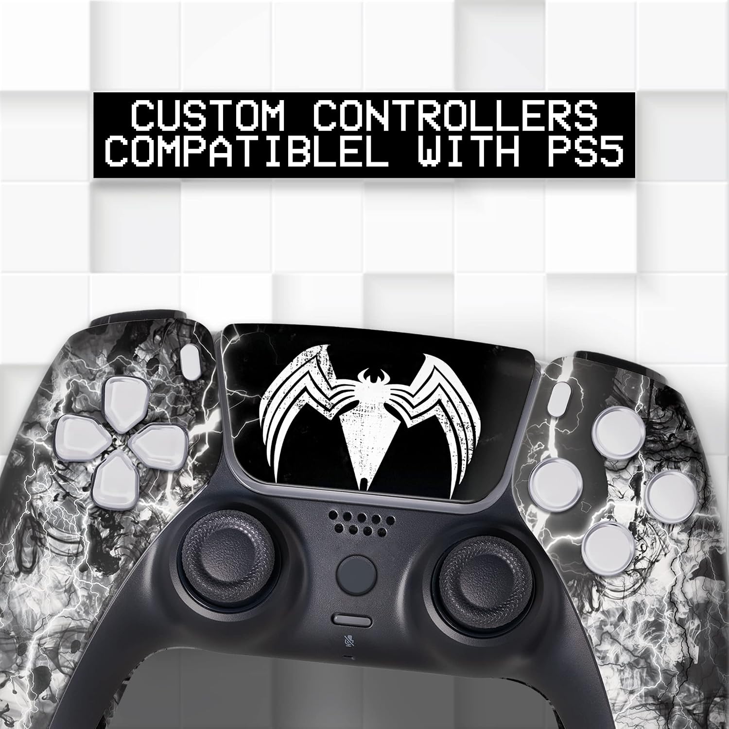 CONTROL INALÁMBRICO MODIFICADO VENNOM PARA PS5 - 2