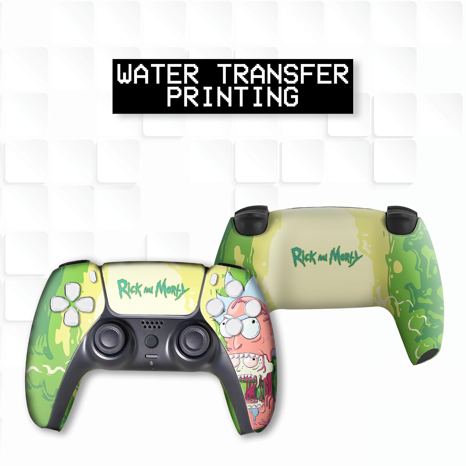 CONTROL INALÁMBRICO PERSONALIZADO RICCKY MORTTY PARA PS5 BCB CONTROLLERS - 3