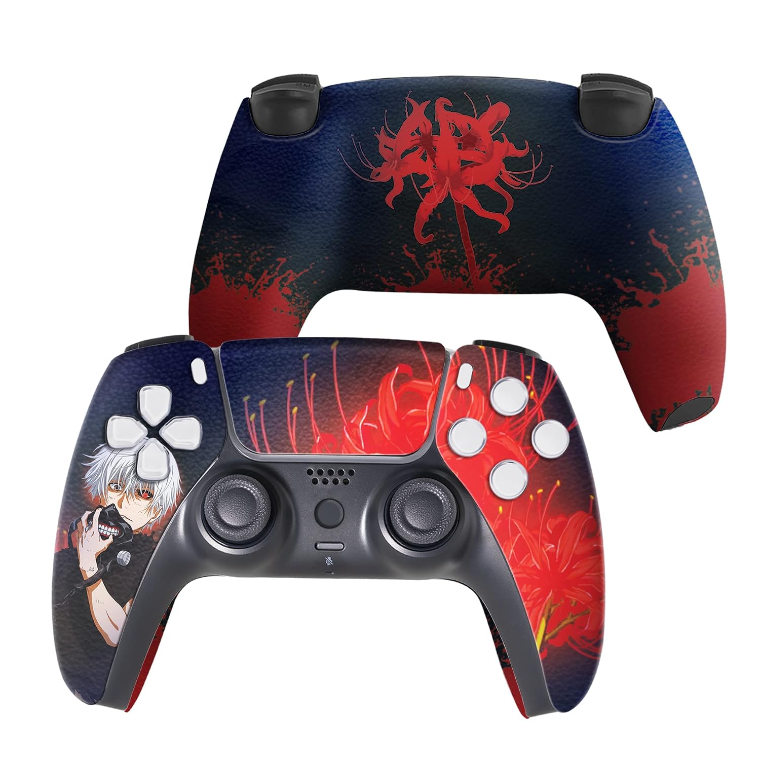 MANDO INALÁMBRICO TOKYO GHOUL PARA PS5 BCB CONTROLLERS PERSONALIZADO CON IMPRESIÓN HYDRO-DIP - 1
