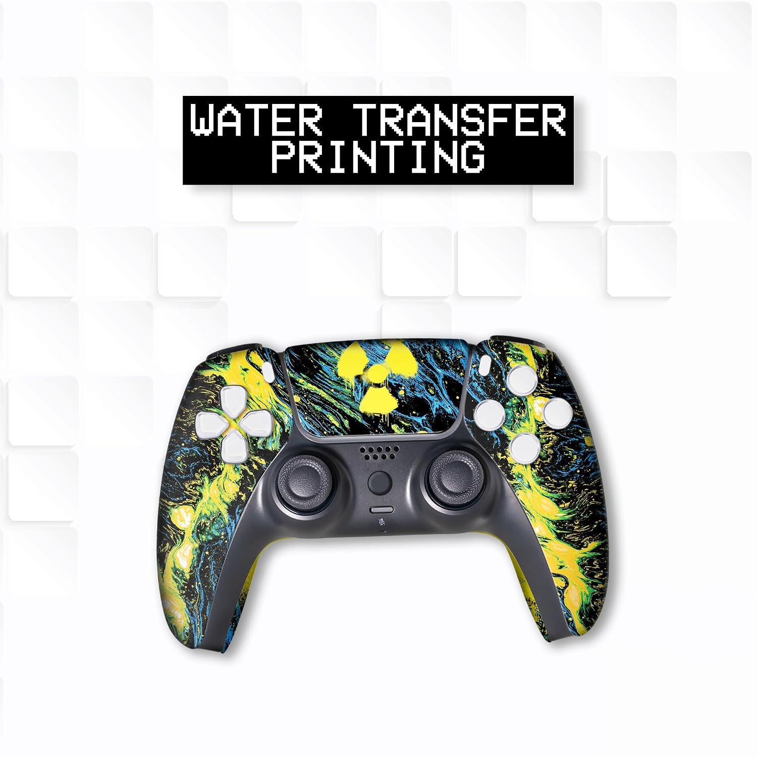 CONTROL INALÁMBRICO PERSONALIZADO RADIOACTIIVE PARA PS5 POR BCB CONTROLLERS - 3
