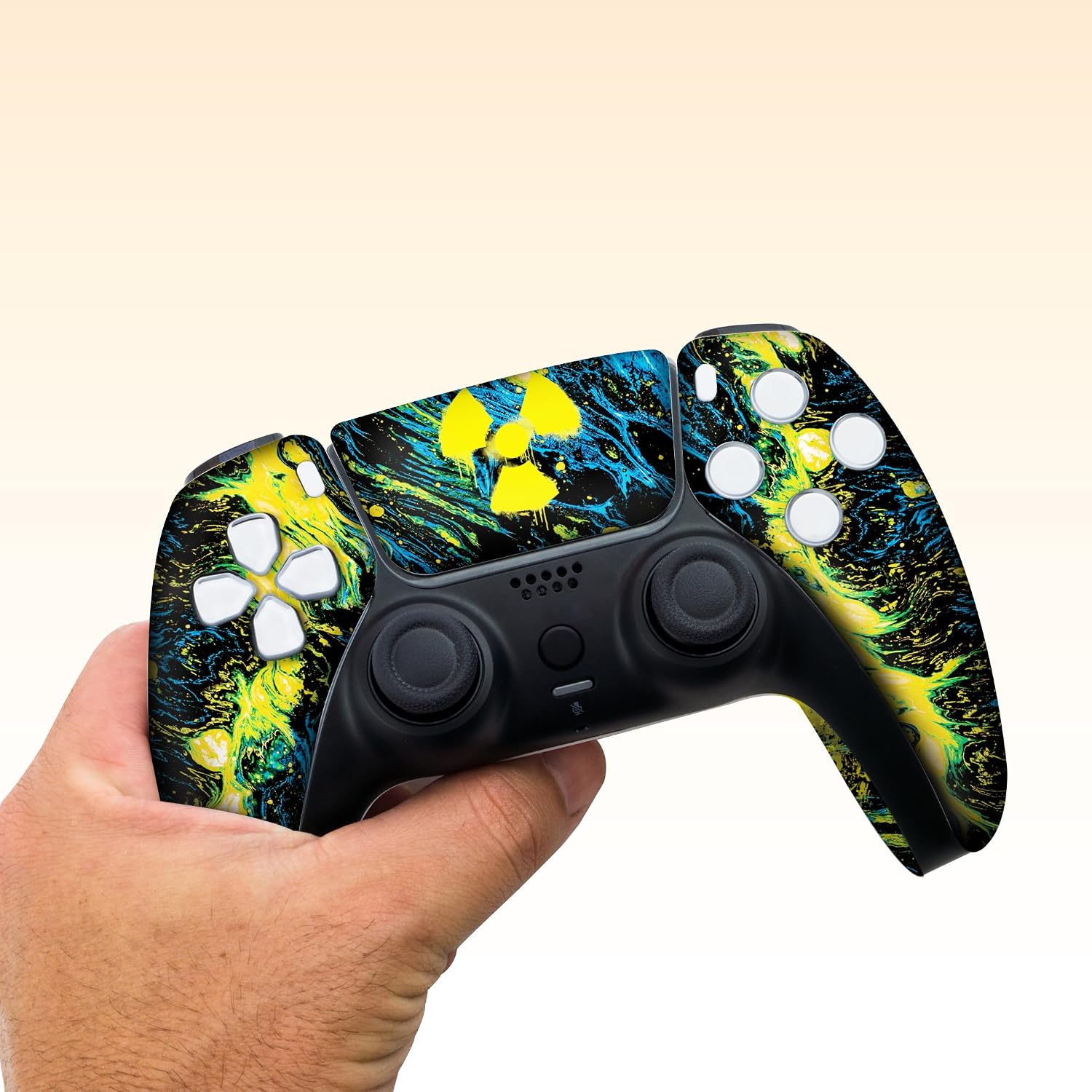 CONTROL INALÁMBRICO PERSONALIZADO RADIOACTIIVE PARA PS5 BCB CONTROLLERS - 5