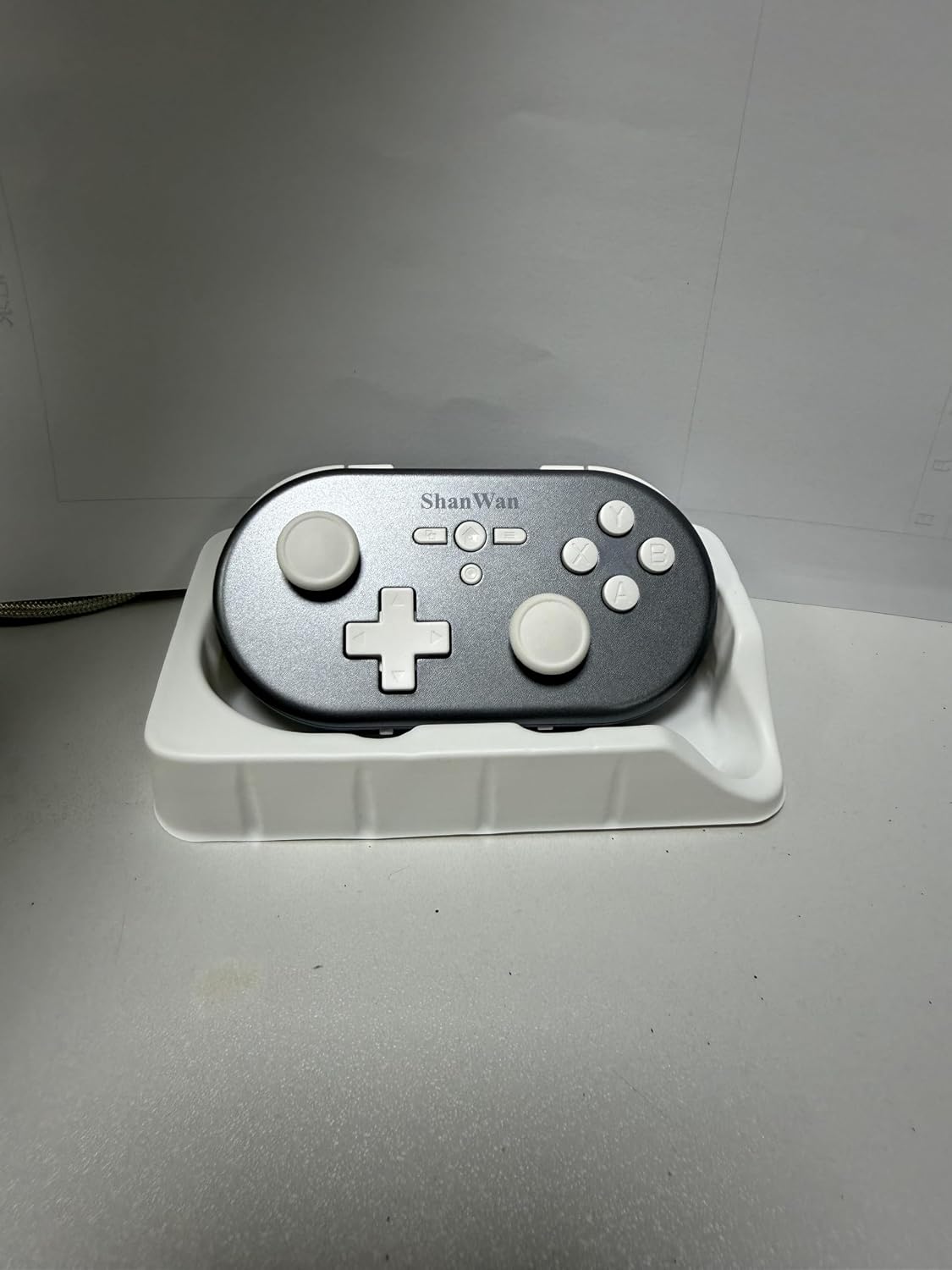 CONTROL INALÁMBRICO MINI SHANWAN Q37PRO PARA SWITCH, PC, IOS Y ANDROID PLATEADO - 2