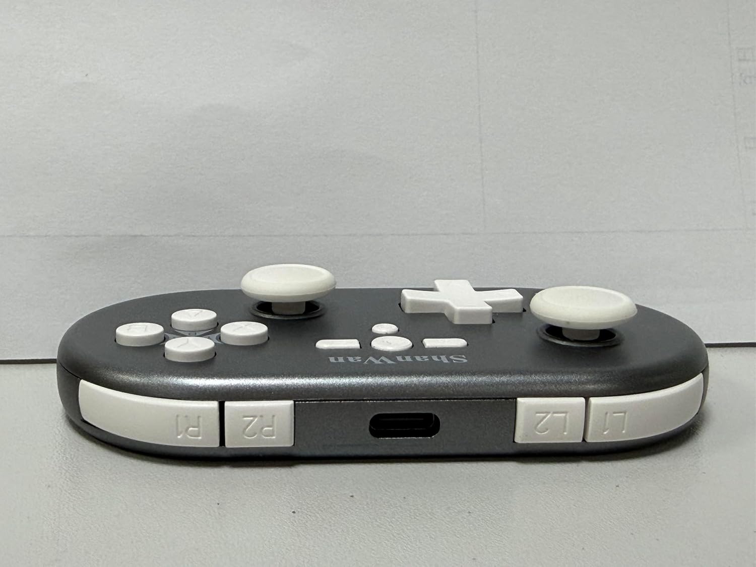 CONTROL INALÁMBRICO MINI SHANWAN Q37PRO PARA SWITCH, PC, IOS Y ANDROID PLATEADO - 3