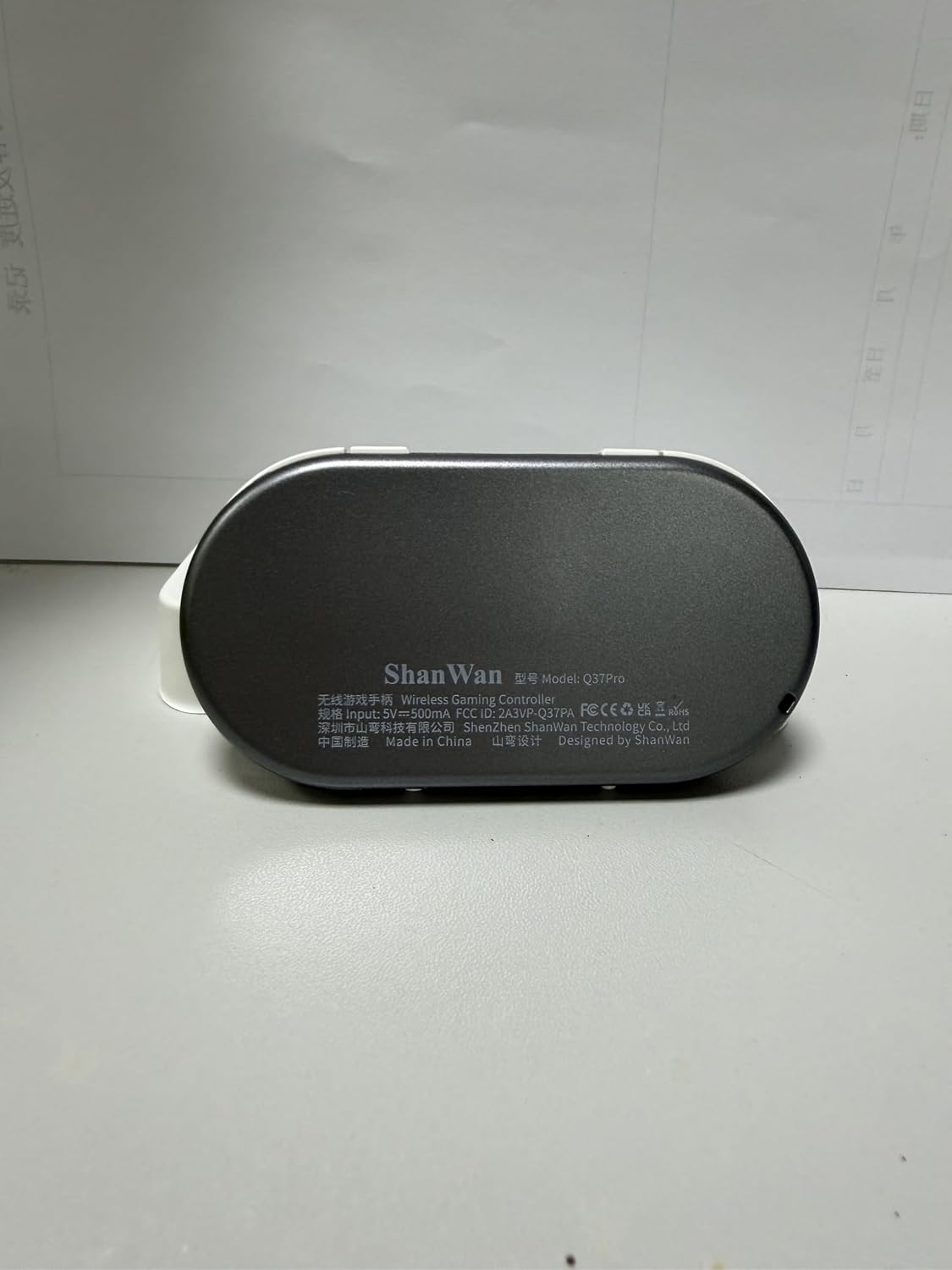 CONTROL INALÁMBRICO MINI SHANWAN Q37PRO PARA SWITCH, PC, IOS Y ANDROID PLATEADO - 4
