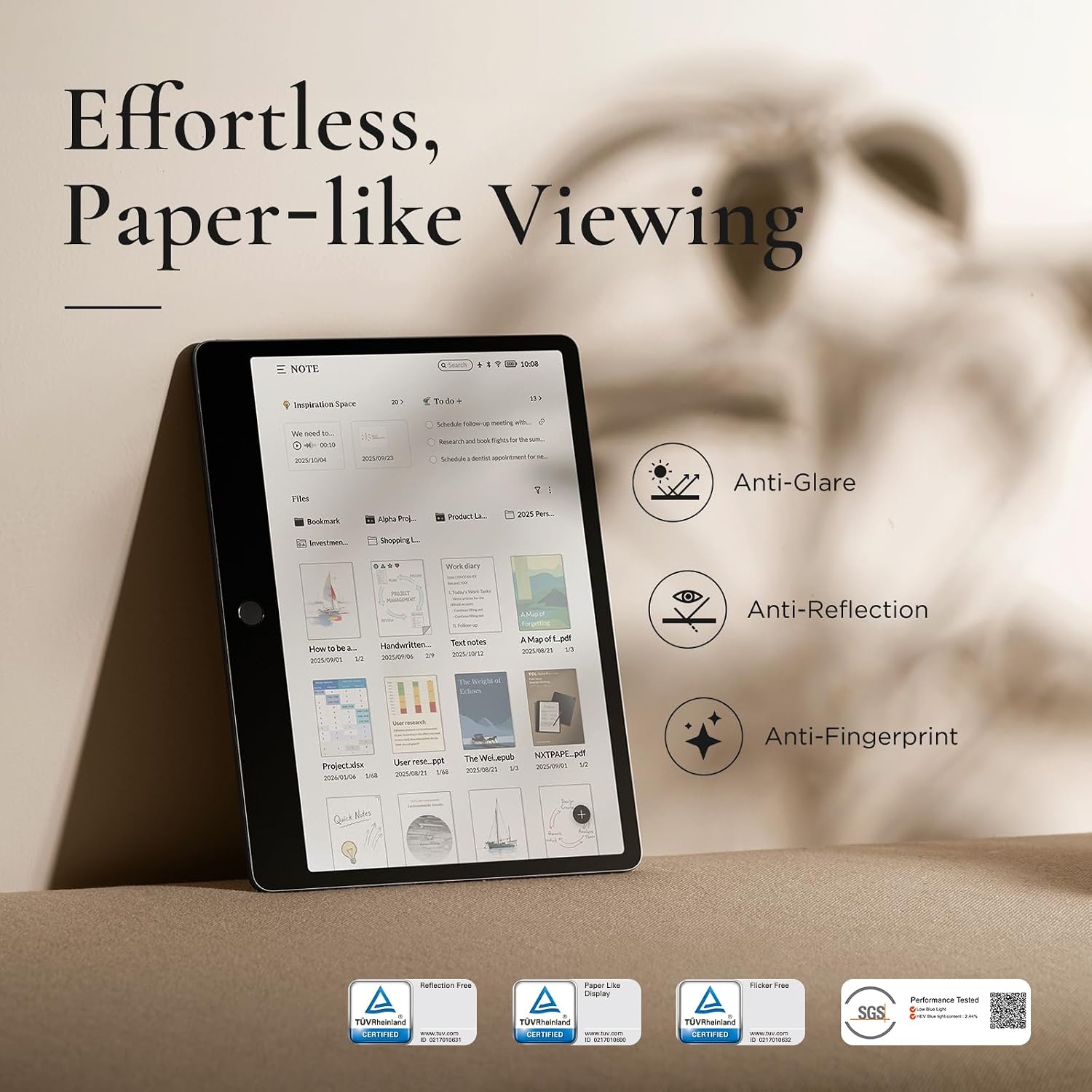 TABLET TCL NOTE A1 NXTPAPER 11.5' 2.2K 120HZ 8GB 256GB - 2