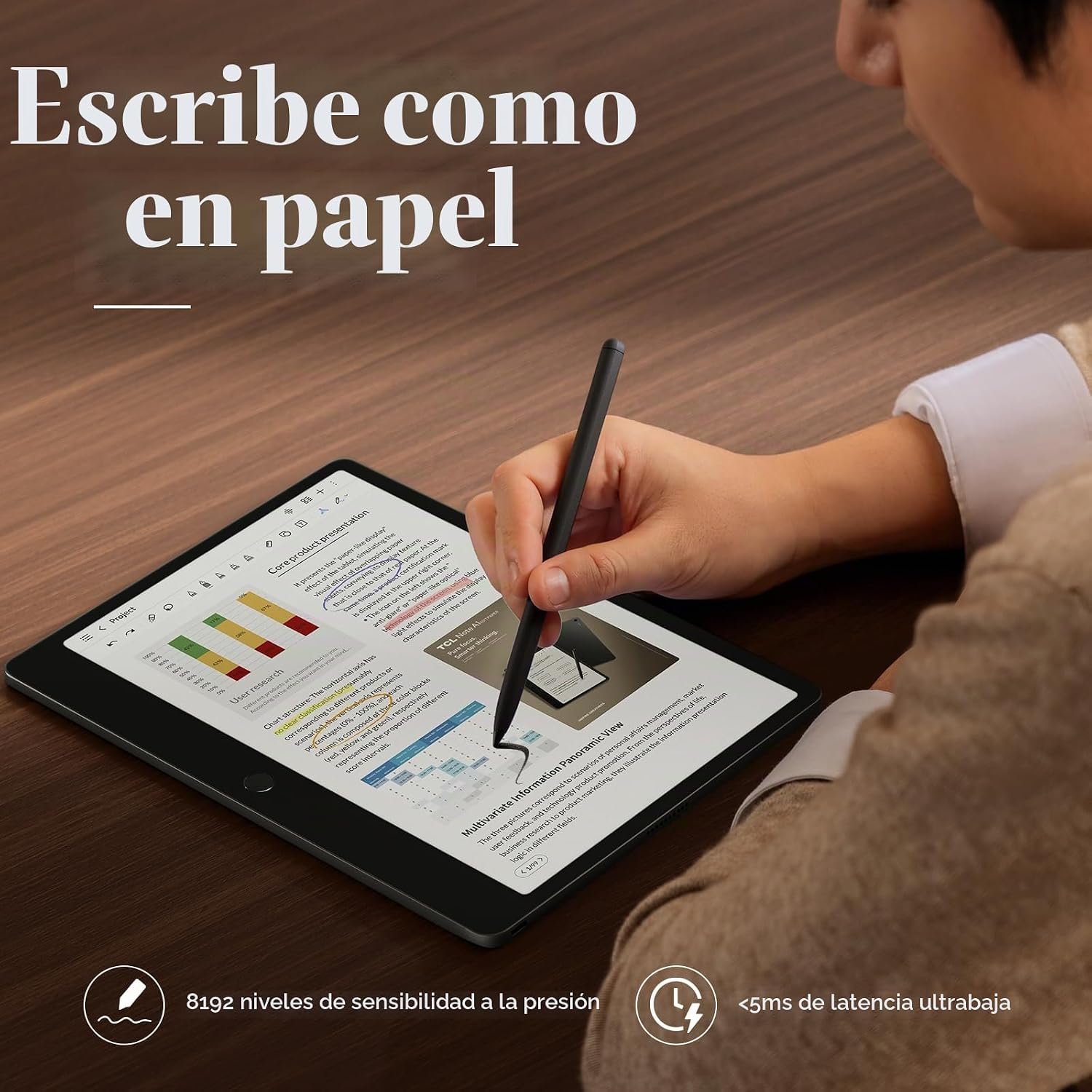 TABLET TCL NOTE A1 NXTPAPER 11.5' 2.2K 120HZ 8GB 256GB - 4