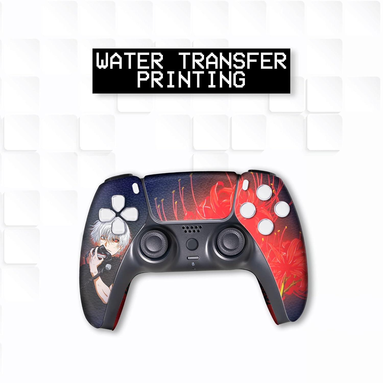 MANDO INALÁMBRICO TOKYO GHHOUL PARA PS-5 PERSONALIZADO POR BCB CONTROLLERS - 3