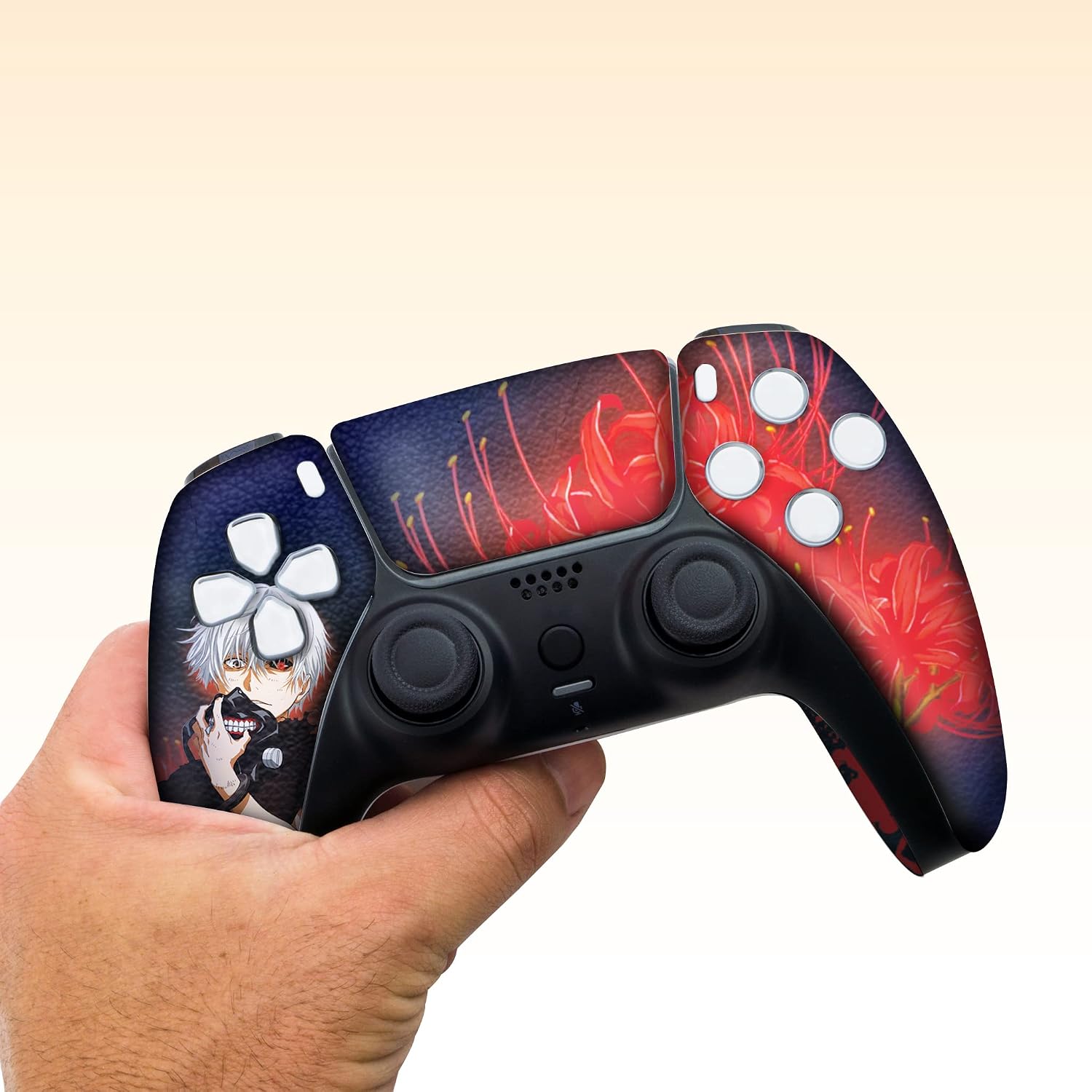 MANDO INALÁMBRICO TOKYO GHHOUL PARA PS-5 PERSONALIZADO POR BCB CONTROLLERS - 5