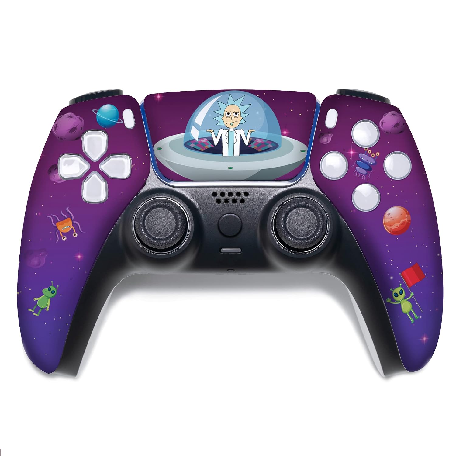 MANDO INALÁMBRICO RICCKY - MORTTY CUSTOM PS-5 COMPATIBLE CON PLAYSTATION 5 - 1