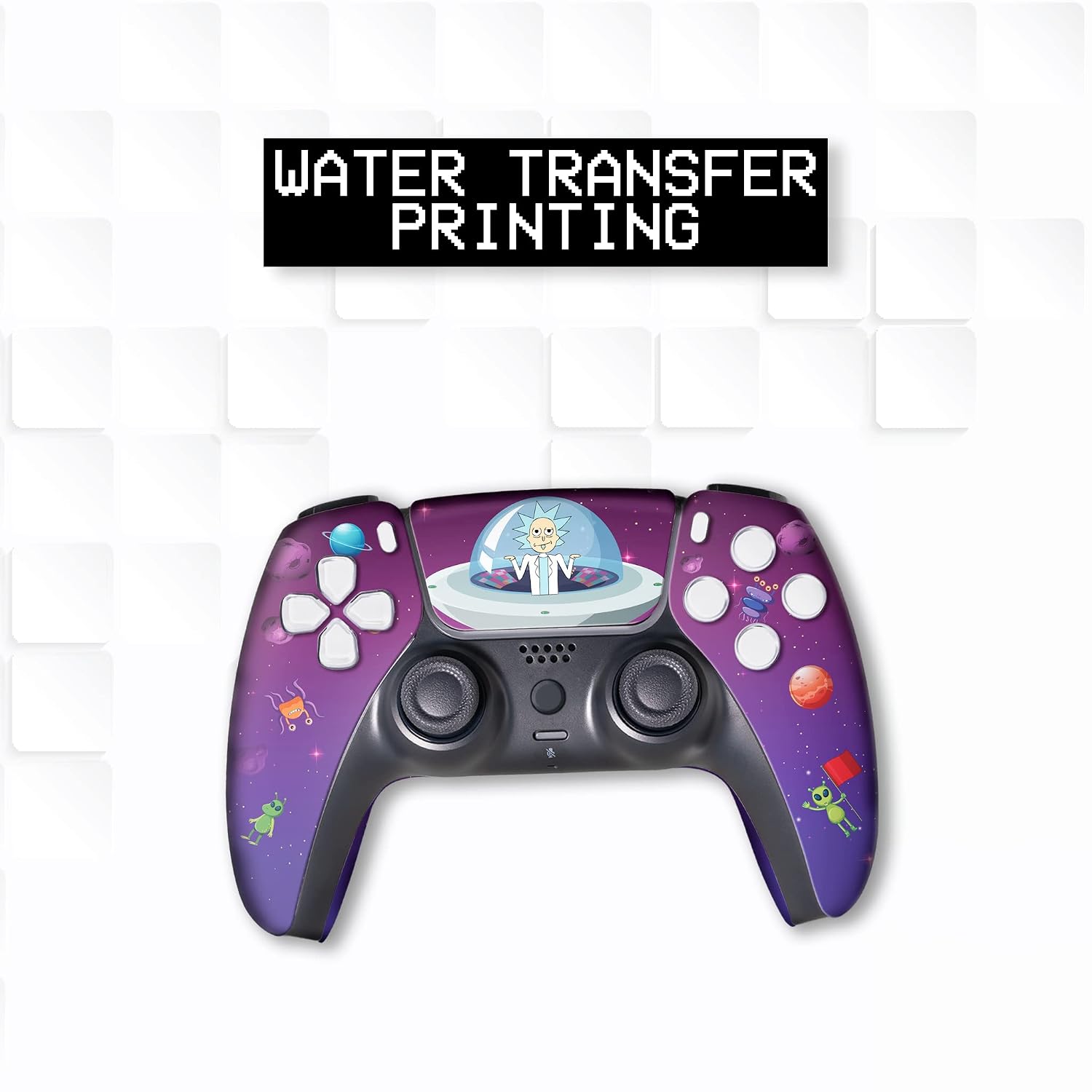 MANDO INALÁMBRICO RICCKY - MORTTY CUSTOM PS-5 COMPATIBLE CON PLAYSTATION 5 - 3