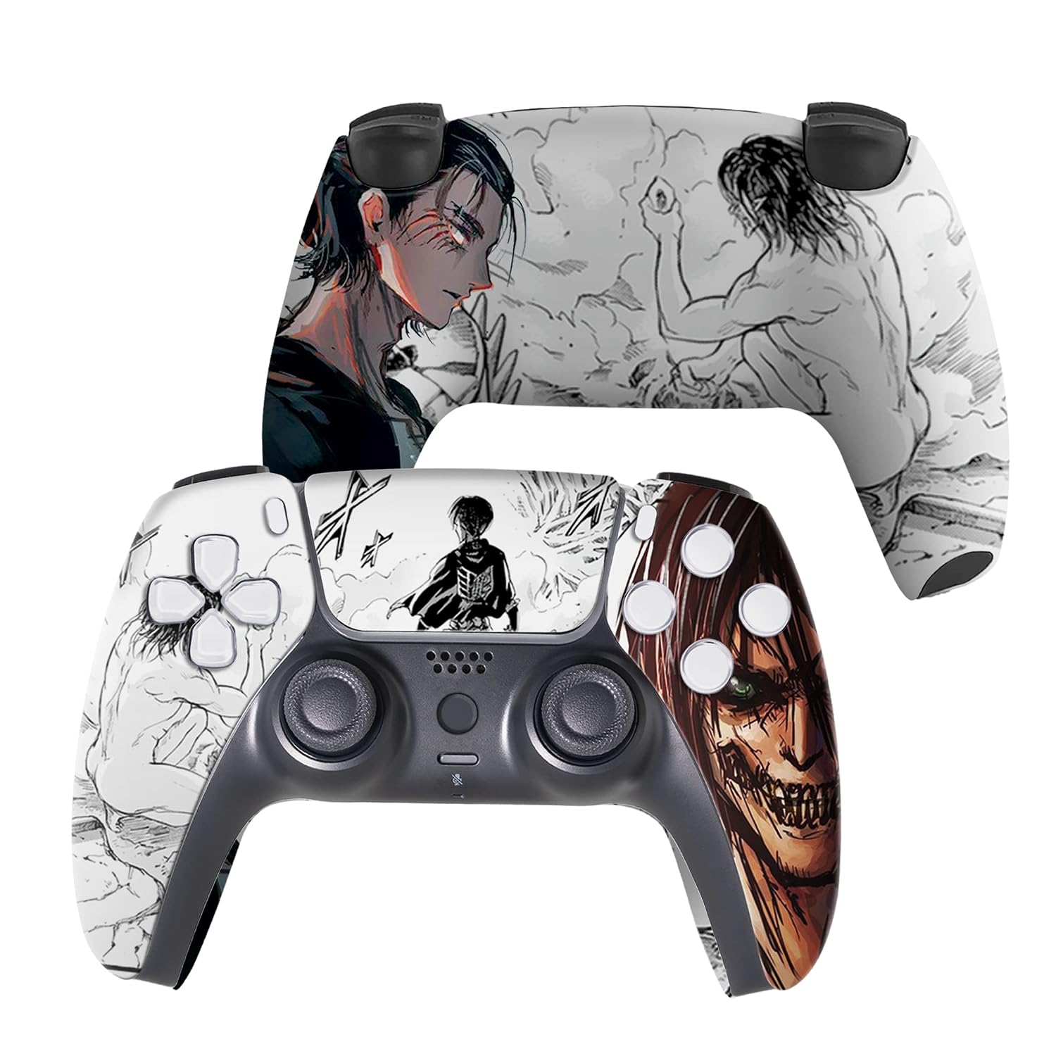 MANDO INALÁMBRICO PERSONALIZADO BABY CUDDLE BOX ATTACK ON TITAN PARA PS5 - 1