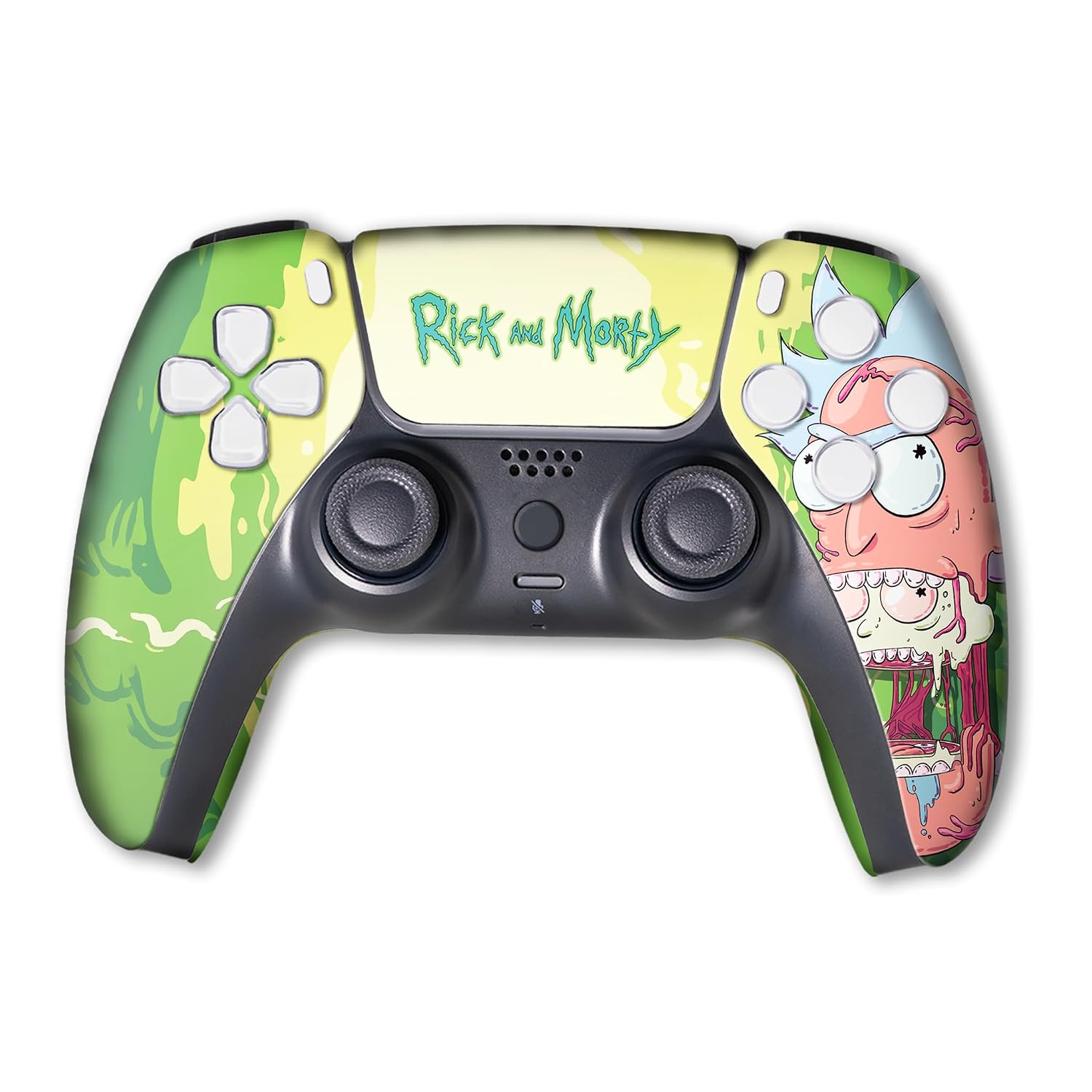 CONTROL INALÁMBRICO MODIFICADO RICCKY MORTTY PARA PS5 BCB CONTROLLERS - 1