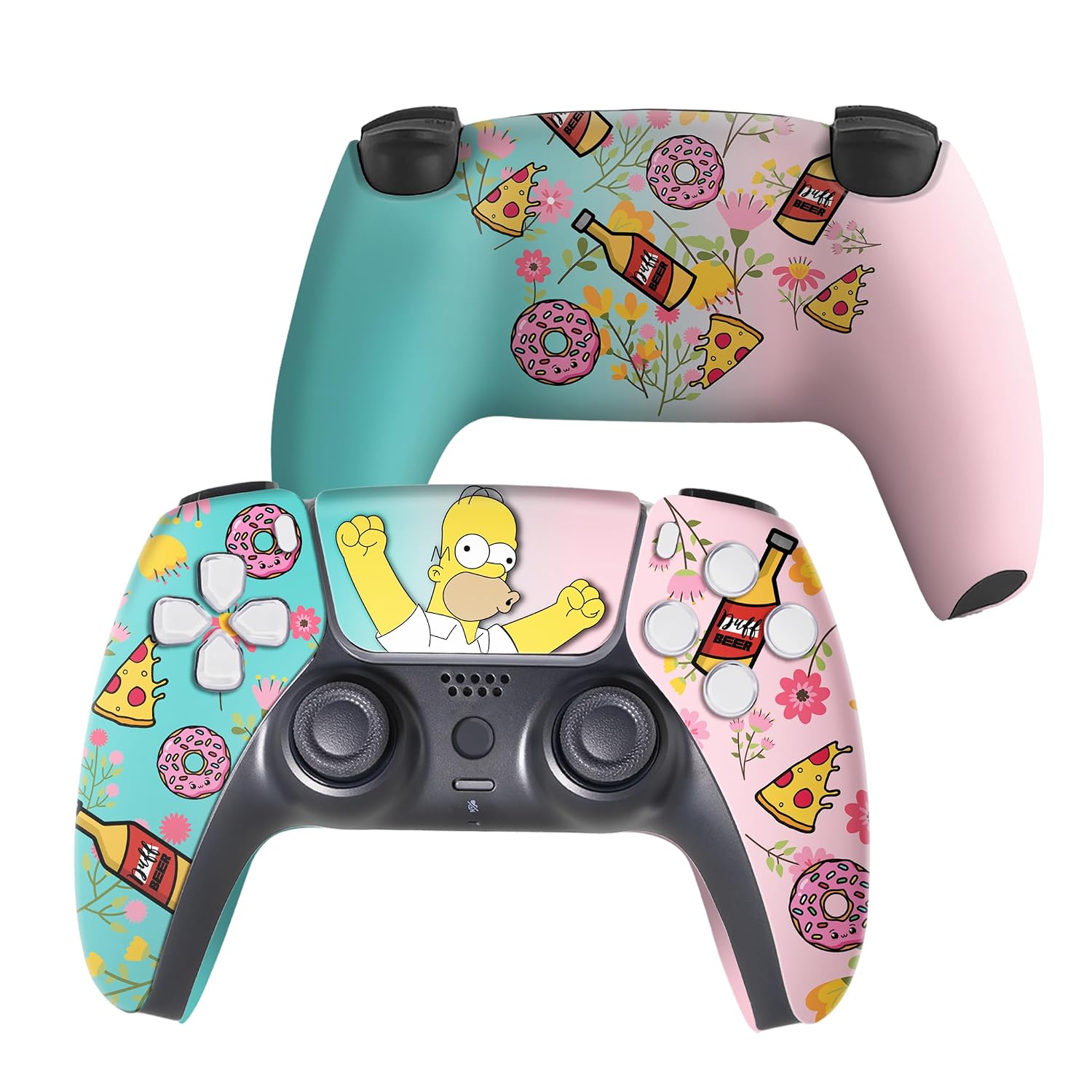 MANDO INALÁMBRICO PERSONALIZADO BABY CUDDLE BOX SIMPSSON PARA PS-5 - 1