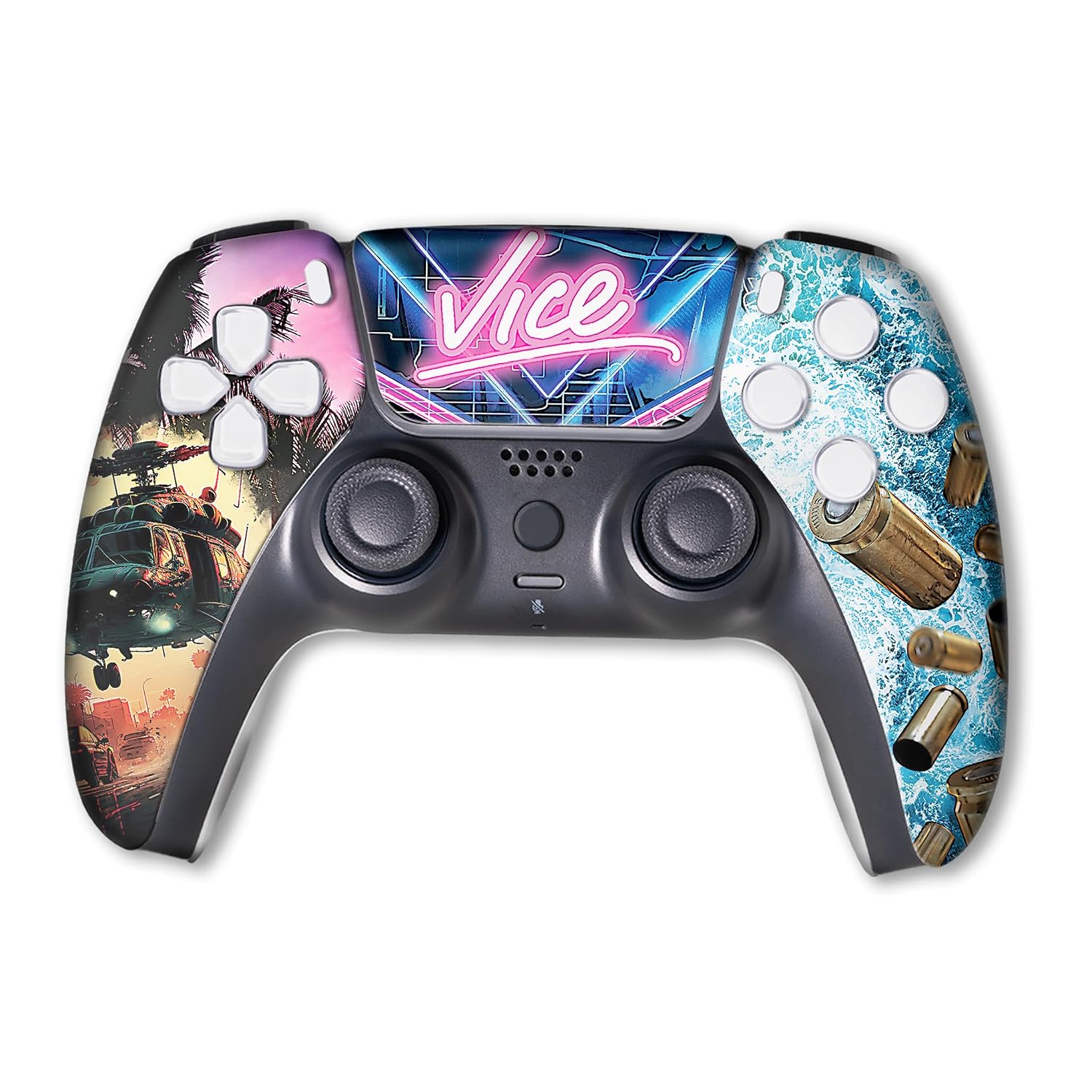 CONTROL INALÁMBRICO PERSONALIZADO G. T. A. 6 PARA PS5 BCB CONTROLLERS - 1