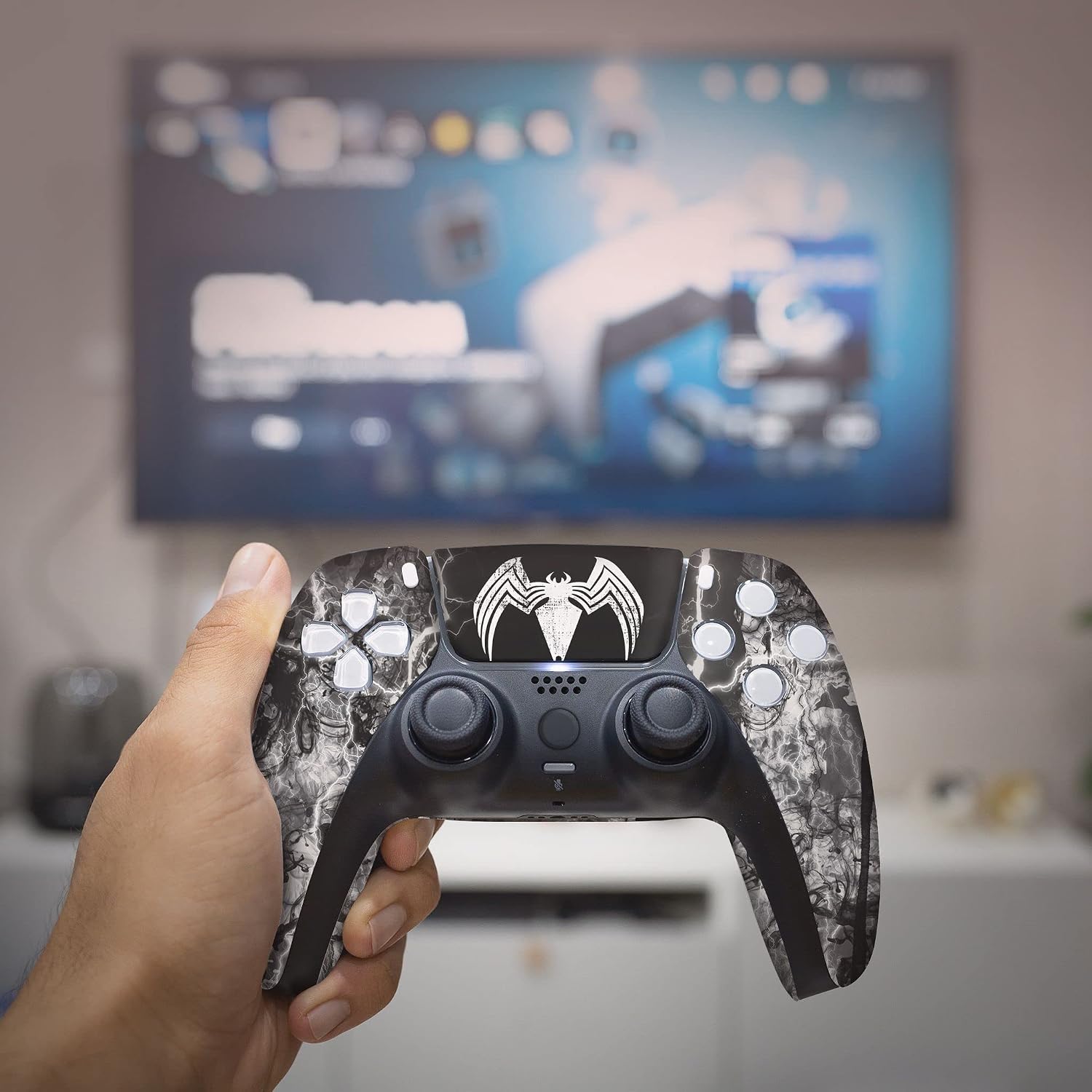 MANDO INALÁMBRICO VENNOM CUSTOM PS-5 COMPATIBLE CON PLAYSTATION 5 MODIFICADO - 5