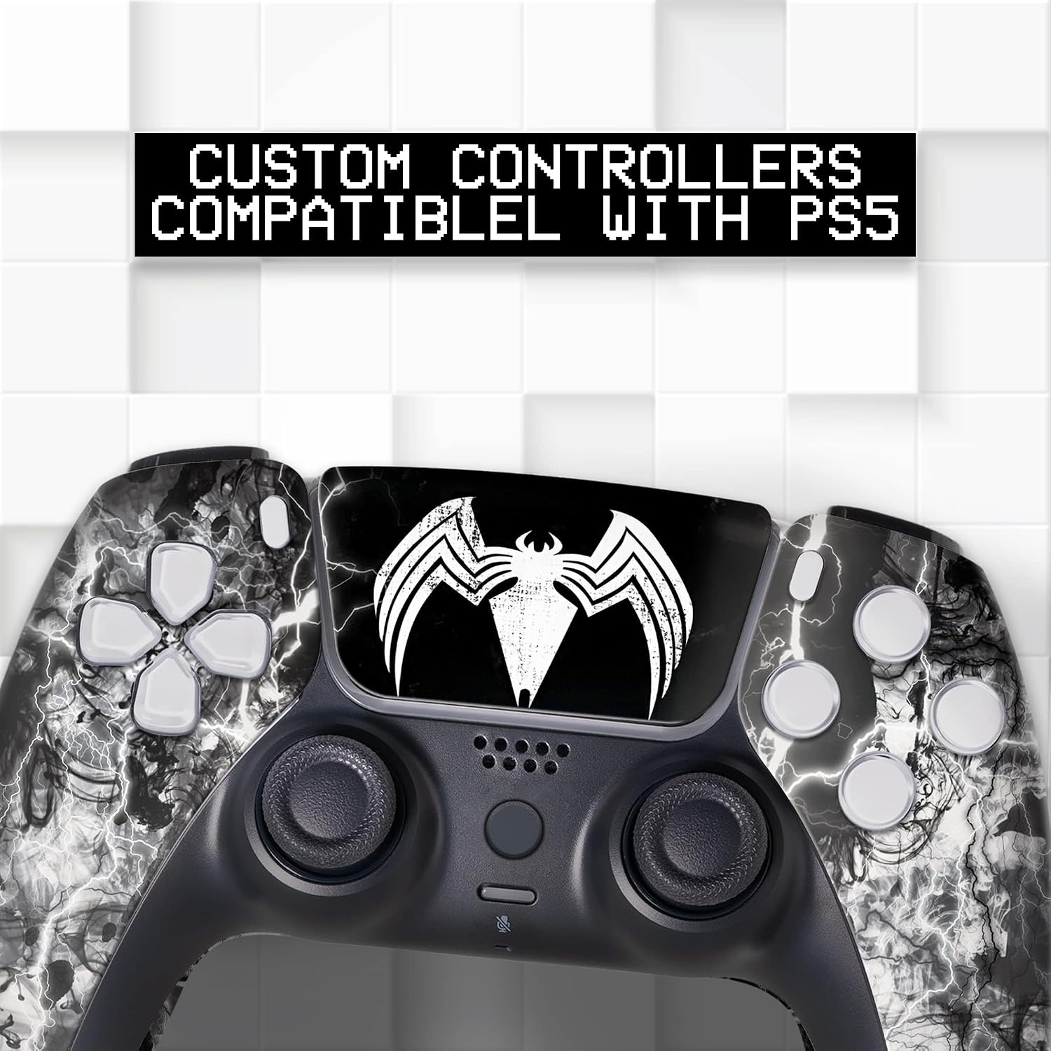 CONTROL INALÁMBRICO VENNOM CUSTOM PS-5 COMPATIBLE CON PLAYSTATION 5 - 2