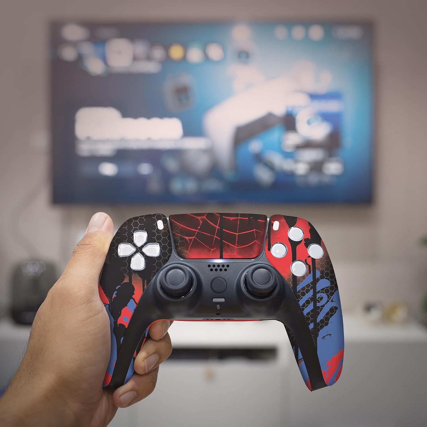 CONTROL INALÁMBRICO PERSONALIZADO WEB SLINGEER PARA PS5 BCB CONTROLLERS - 4