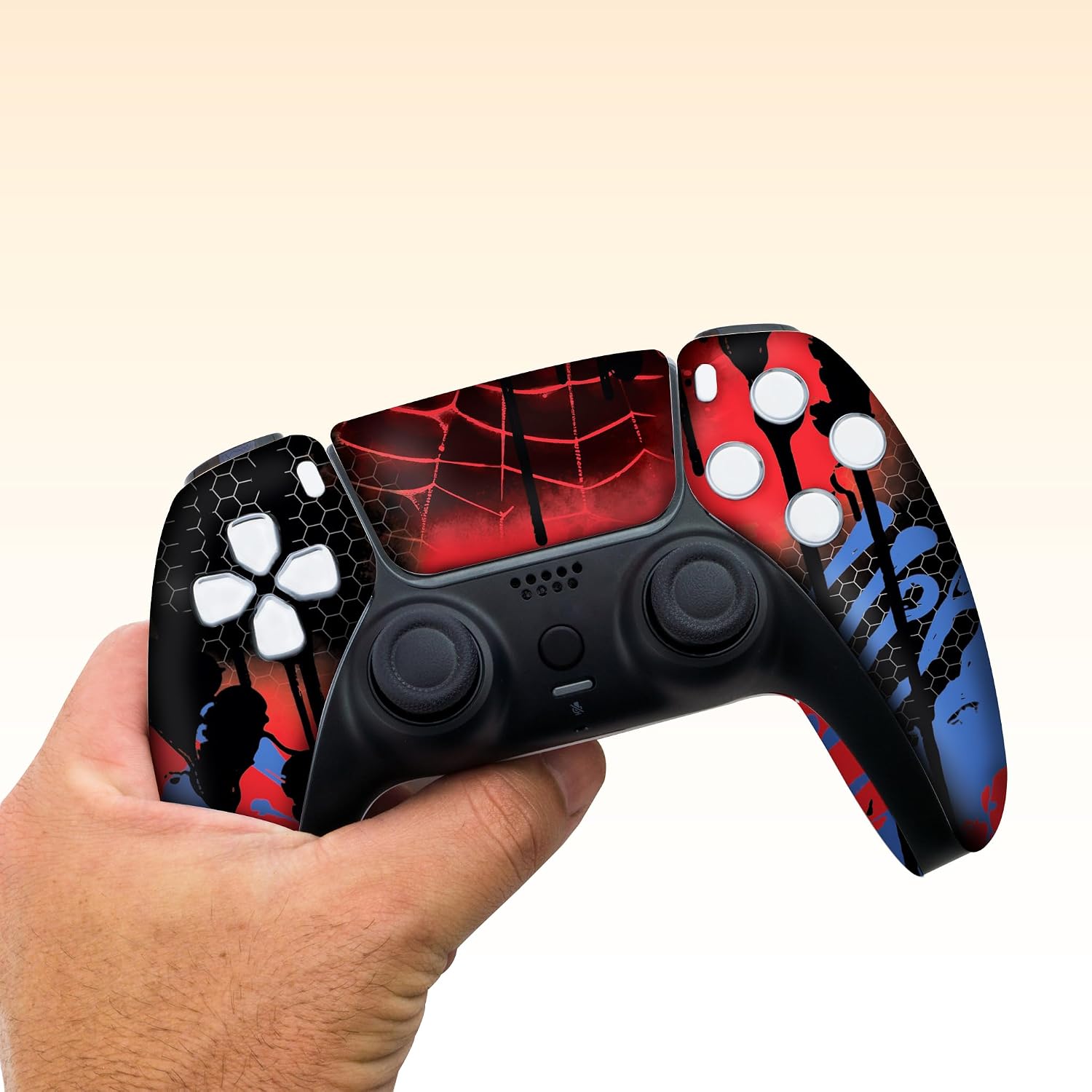 CONTROL INALÁMBRICO PERSONALIZADO WEB SLINGEER PARA PS5 BCB CONTROLLERS - 5