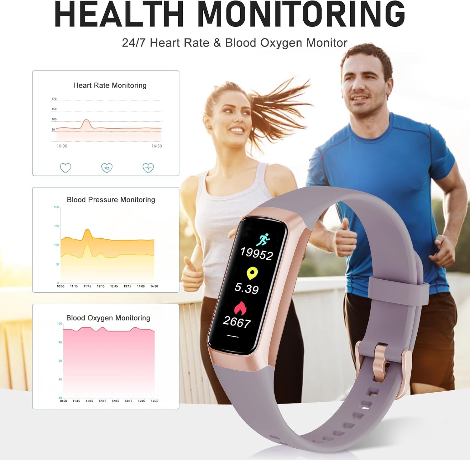 SMARTBAND BAKOOR C60 ORCHID PURPLE - 3