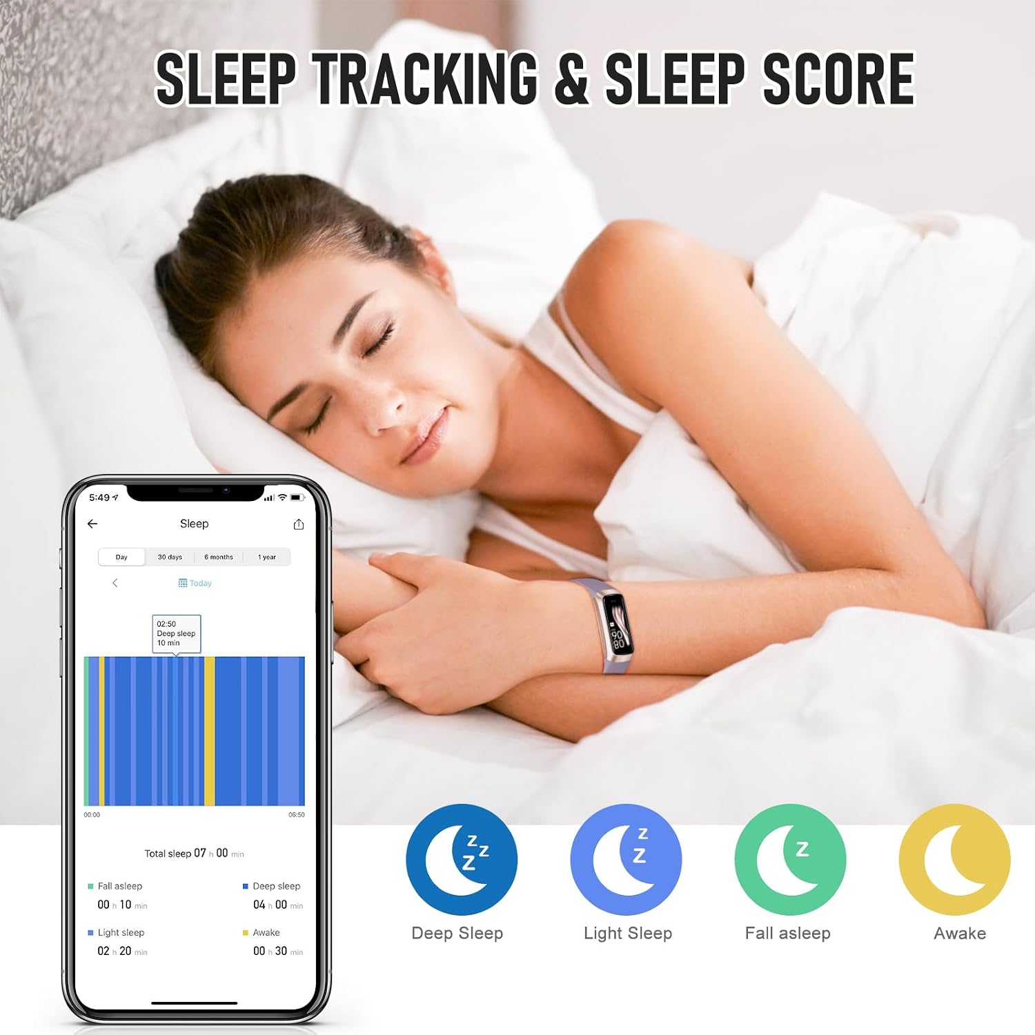 SMARTBAND BAKOOR C60 ORCHID PURPLE - 4