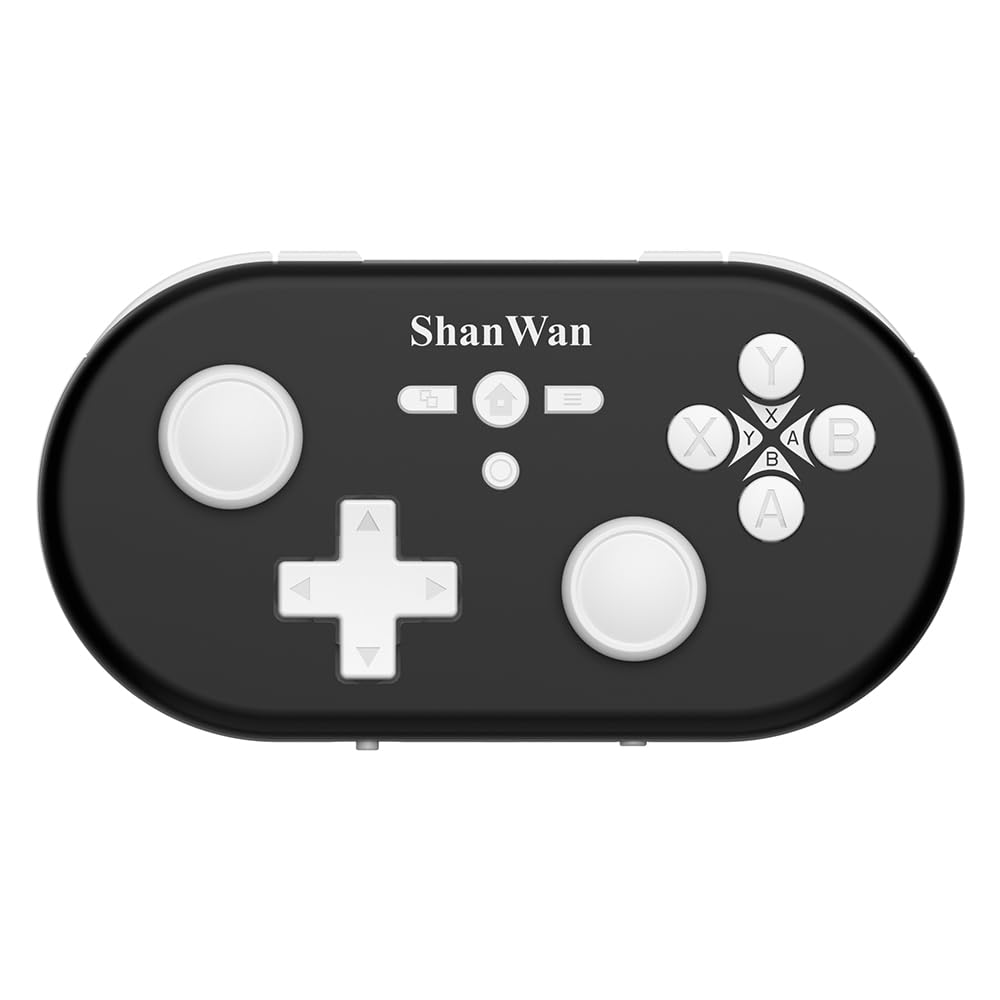 CONTROL INALÁMBRICO MINI SHANWAN Q37PRO PARA SWITCH, PC, IOS Y ANDROID NEGRO - 1