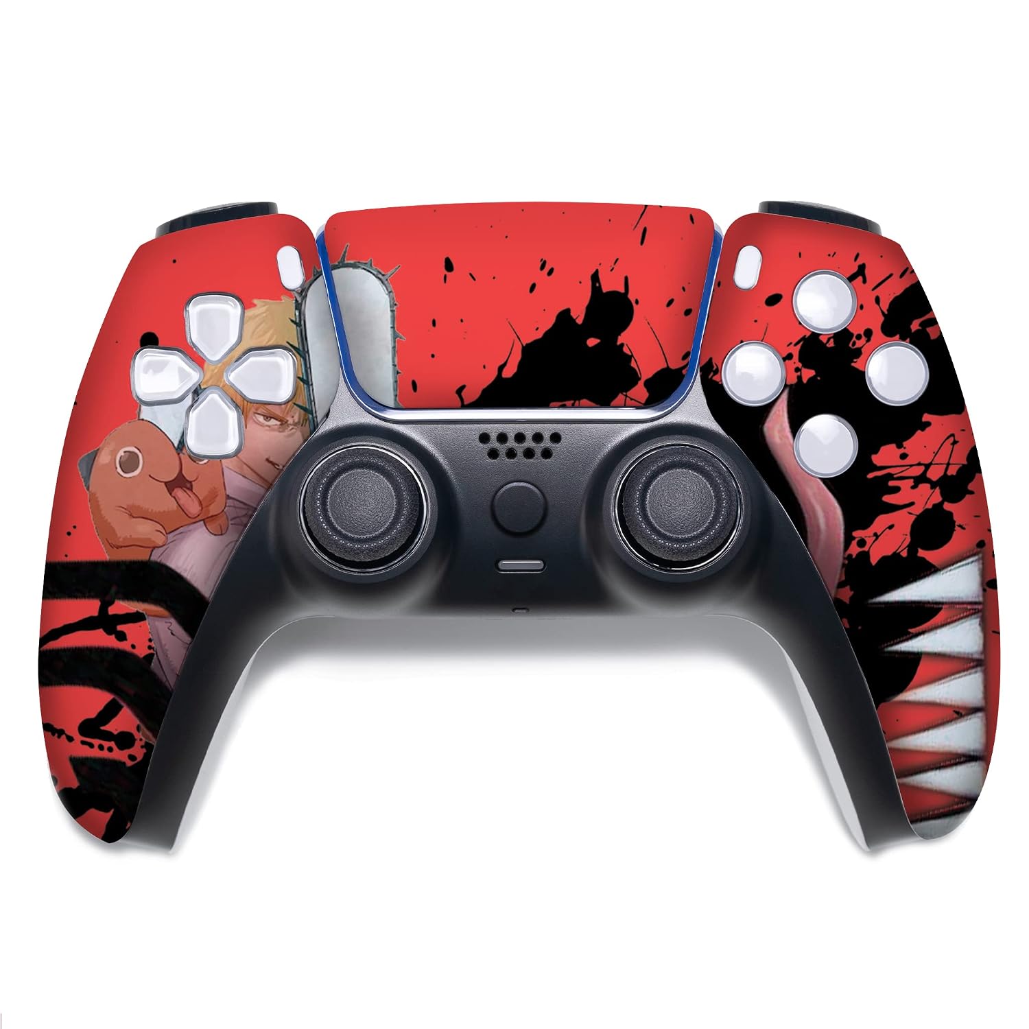 MANDO INALÁMBRICO PERSONALIZADO CHAINSAAW MEN PARA PS-5 COMPATIBLE CON CONSOLA PLAYSTATION 5 - 1