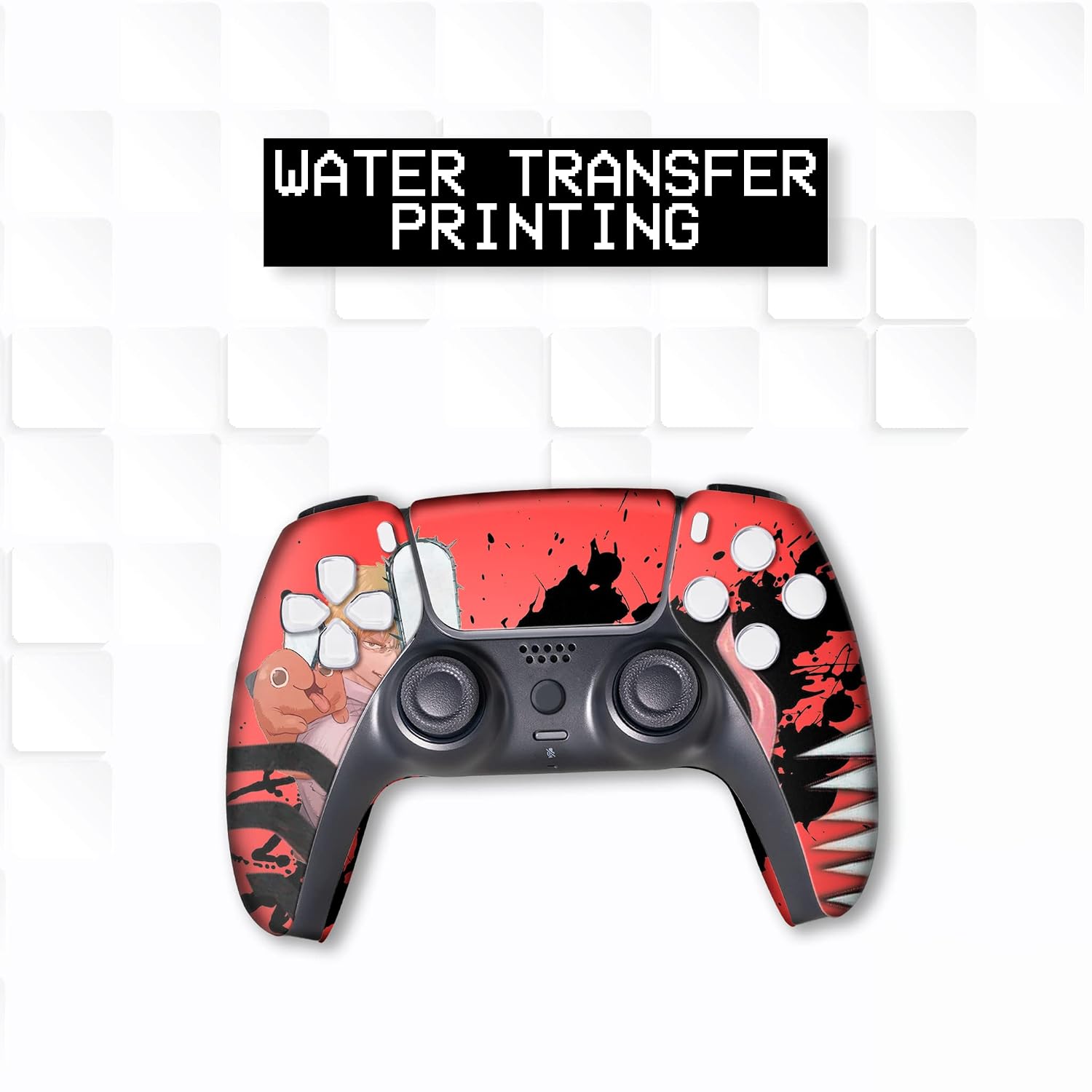 MANDO INALÁMBRICO PERSONALIZADO CHAINSAAW MEN PARA PS-5 COMPATIBLE CON CONSOLA PLAYSTATION 5 - 3