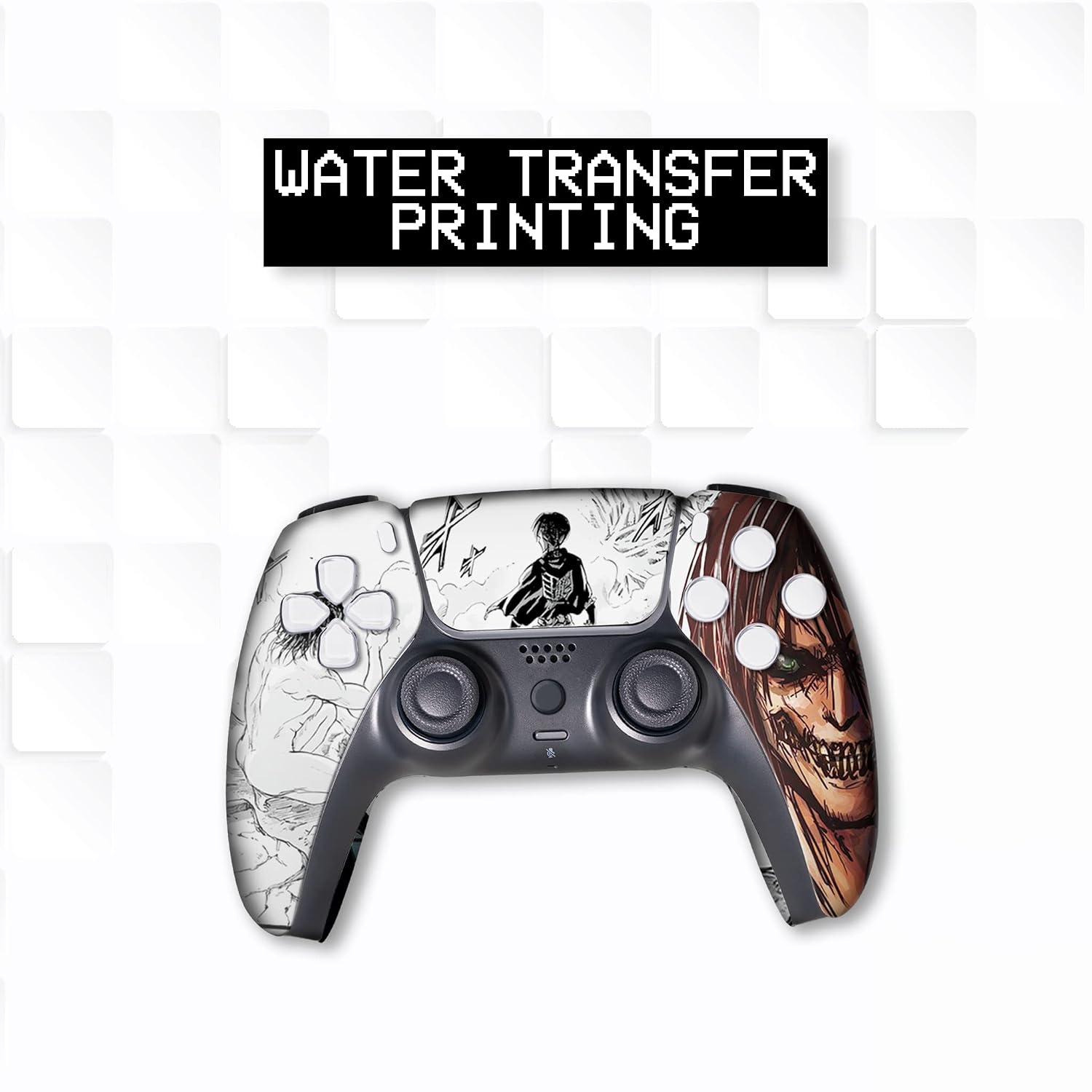CONTROL INALÁMBRICO MODIFICADO ATTACK ON TITAN PARA PS5 BCB CONTROLLERS - 4