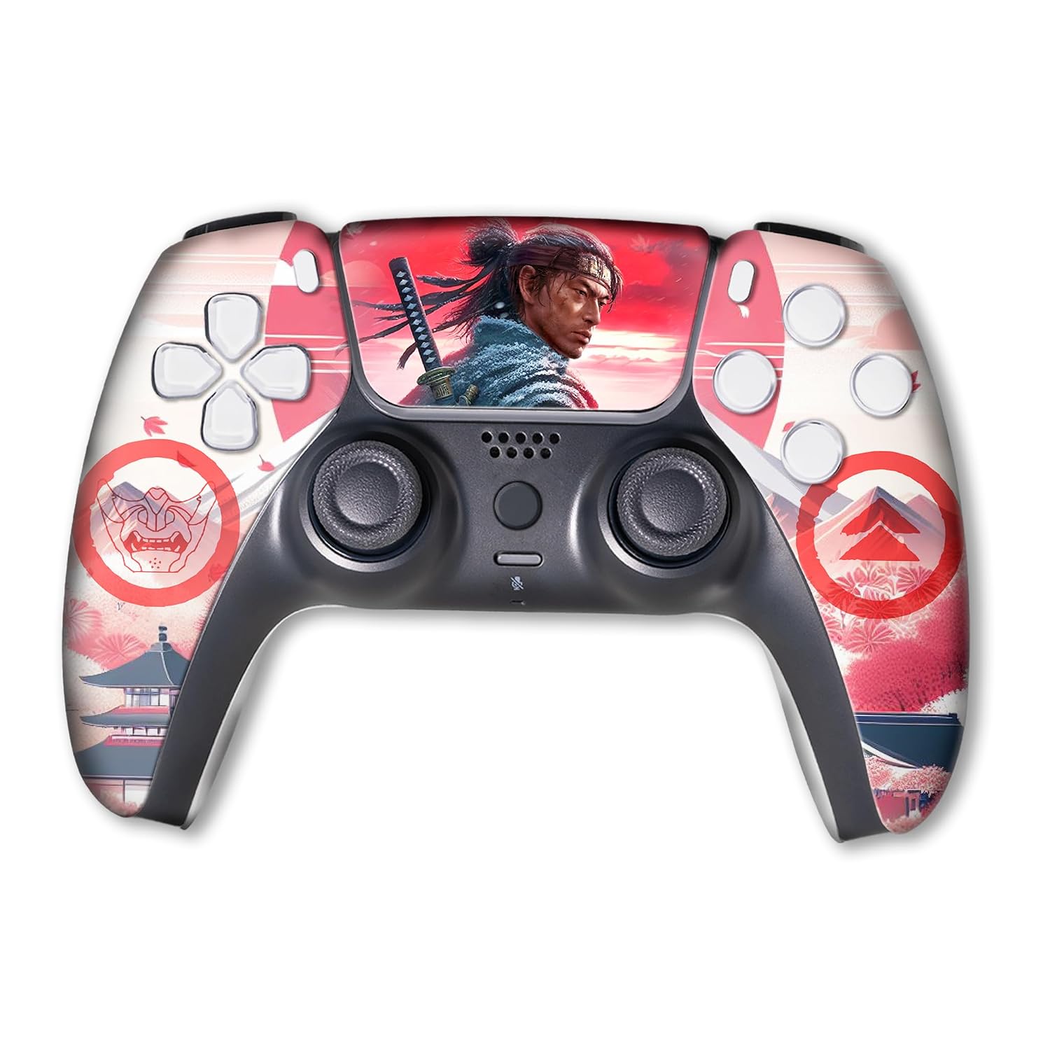 CONTROL INALÁMBRICO PERSONALIZADO GHOST OF TSUSHIMA PARA PS5 BCB CONTROLLERS - 1