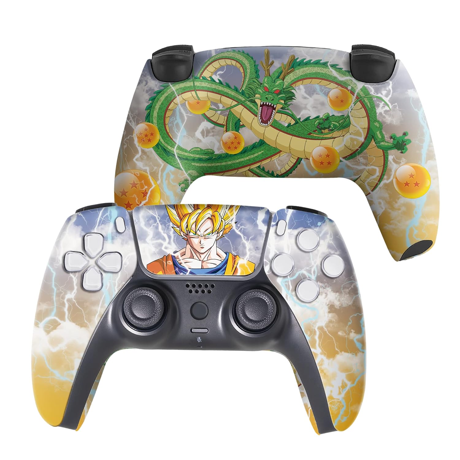 CONTROL INALÁMBRICO MODIFICADO D. B. Z. GO-KU PARA PS5 BCB CONTROLLERS - 1