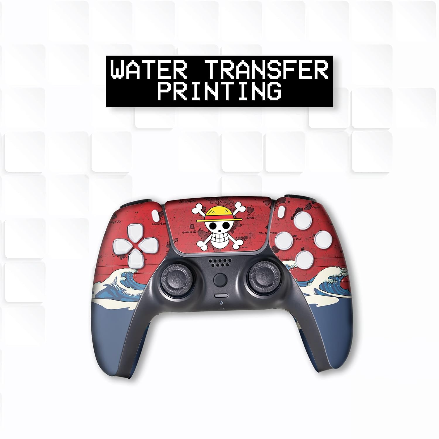 CONTROL INALÁMBRICO PERSONALIZADO ONE PIECE PARA PS5 MODIFICADO - 4