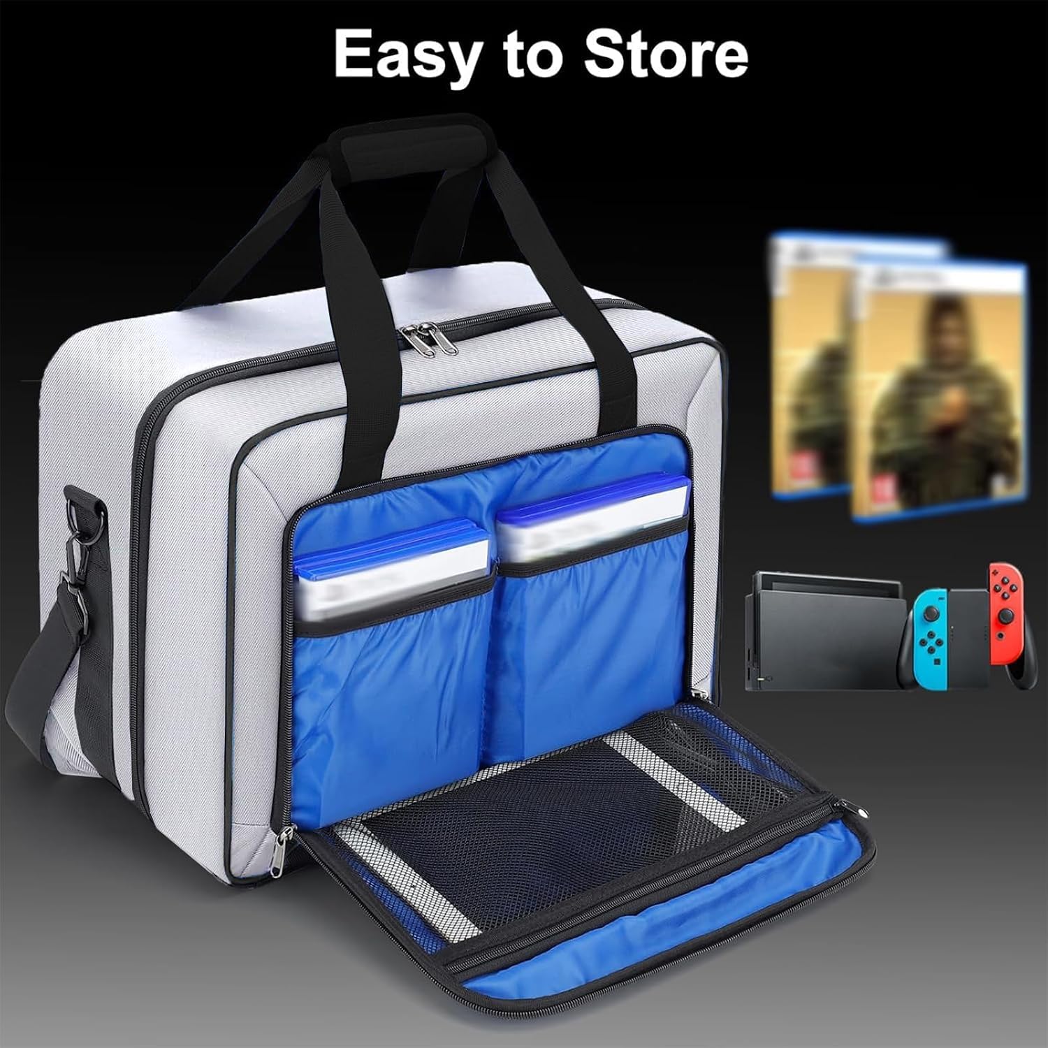 ESTUCHE PARA PS5 GDNASIST GRIS - 4