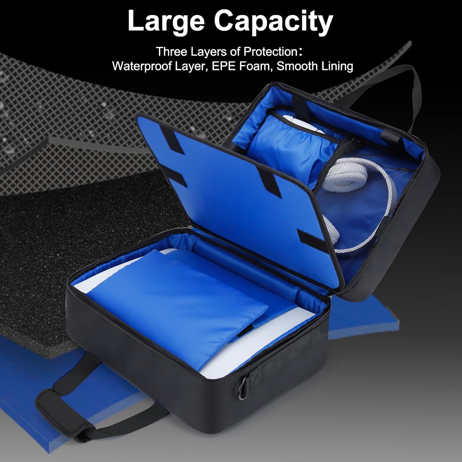 ESTUCHE PARA PS5 GDNASIST NEGRO - 2
