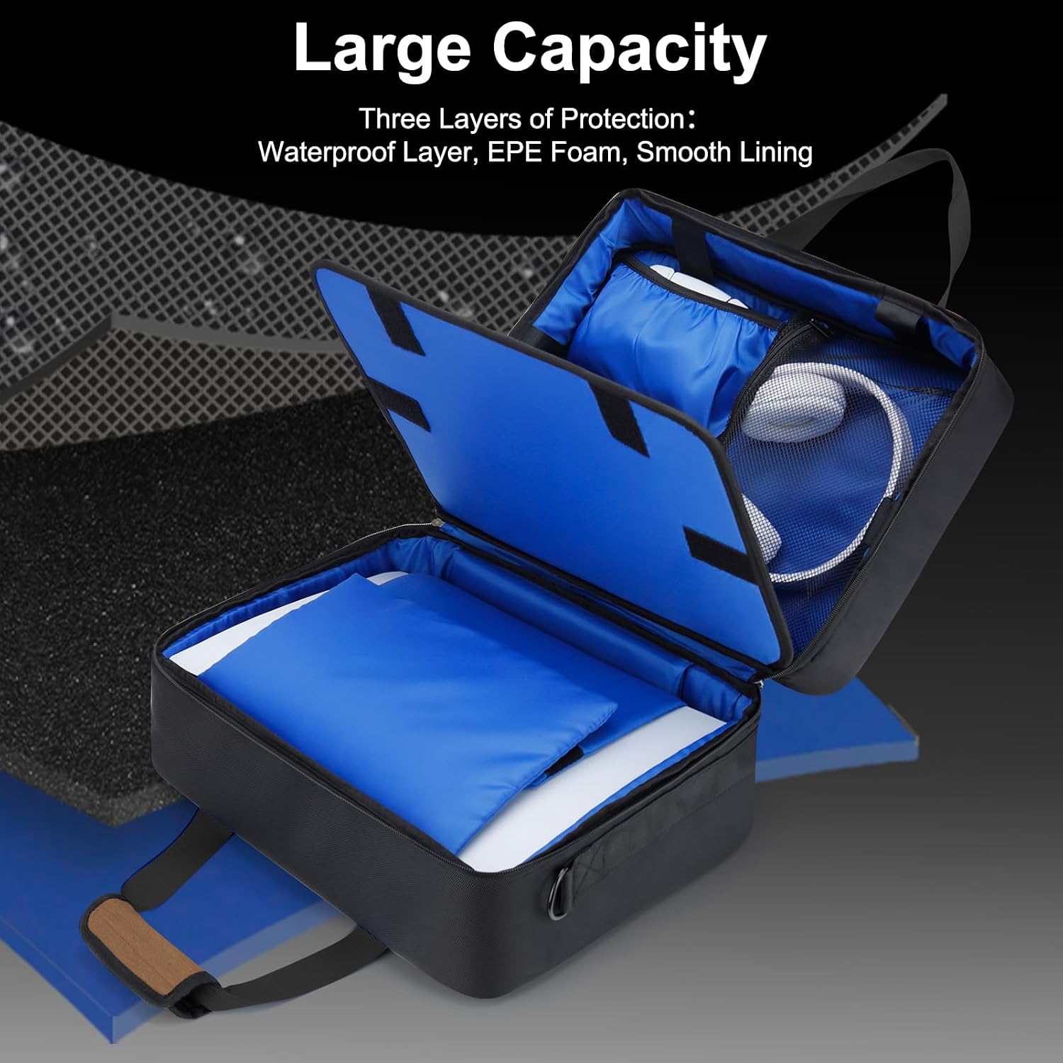 ESTUCHE GDNASIST PARA PS5/PS5 PRO/PS5 SLIM MARRÓN - 2
