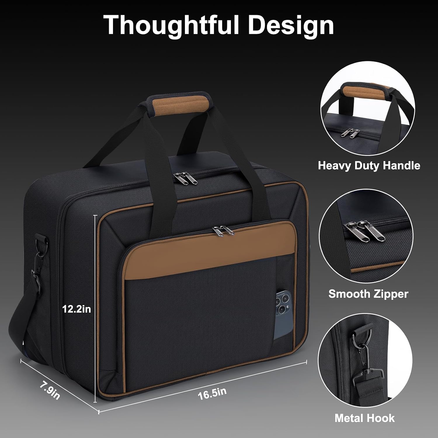 ESTUCHE GDNASIST PARA PS5/PS5 PRO/PS5 SLIM MARRÓN - 4