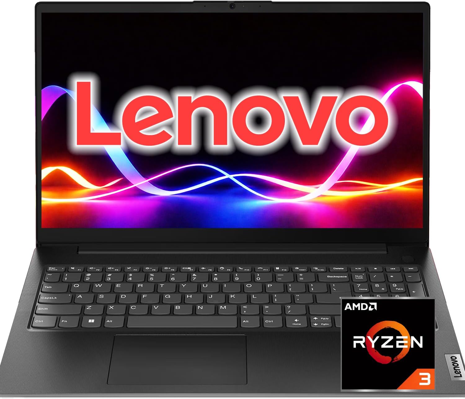 LAPTOP LENOVO V15 2026 AMD RYZEN 3 7320U 16GB RAM 512GB SSD 15.6' FHD WINDOWS 11 PRO NEGRO - 1