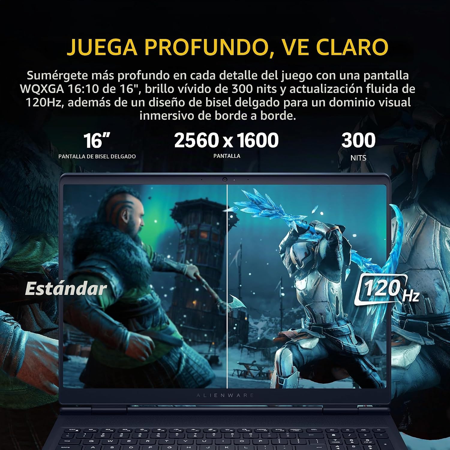 LAPTOP DELL ALIENWARE AURORA 16 16' WQXGA 120HZ INTEL CORE I7 240H 32GB DDR5 2TB (1TB SSD+1TB DOCKING) RTX 5050 8GB INDIGO - 5